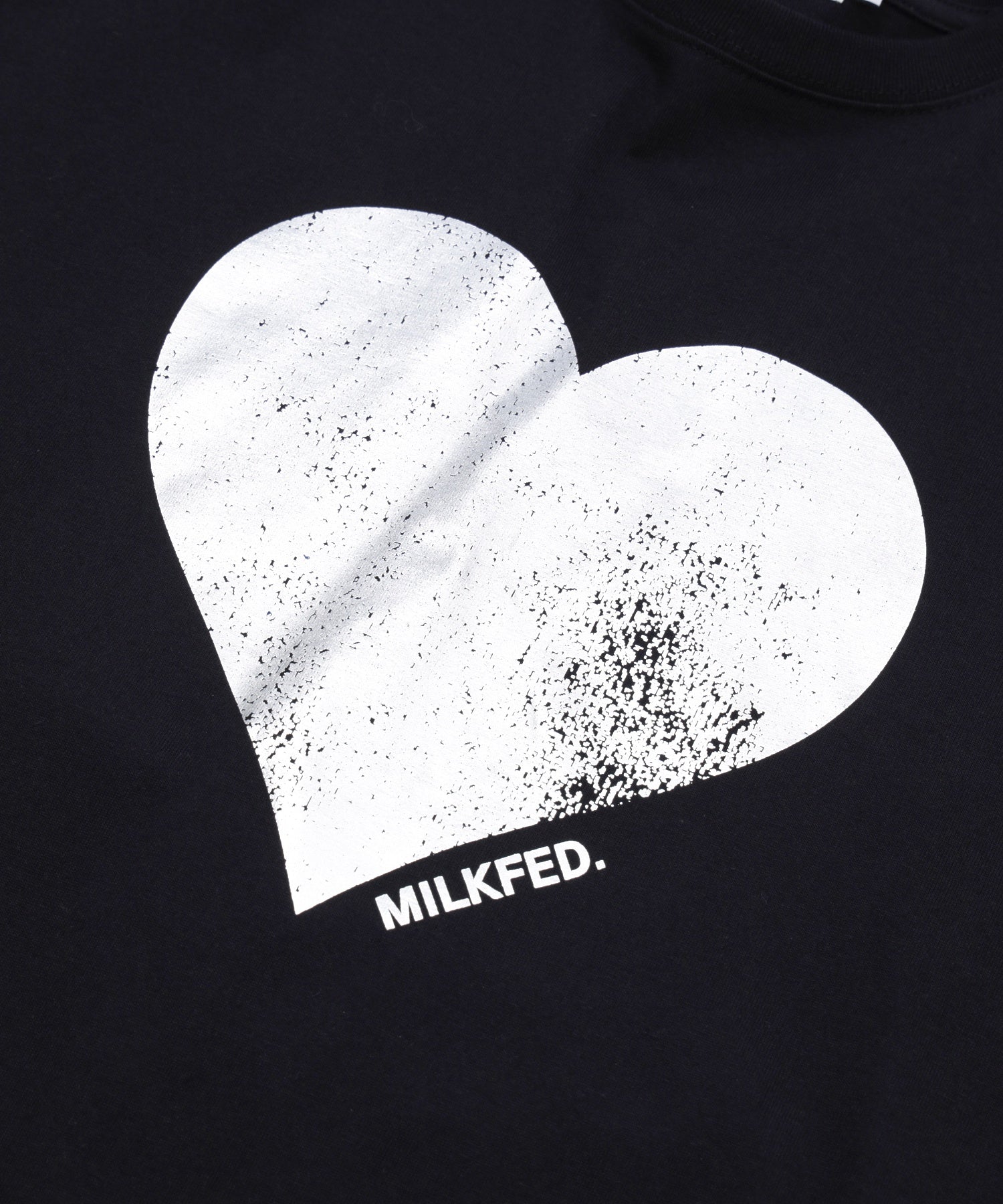 HEART FOIL PRINT L/S TEE