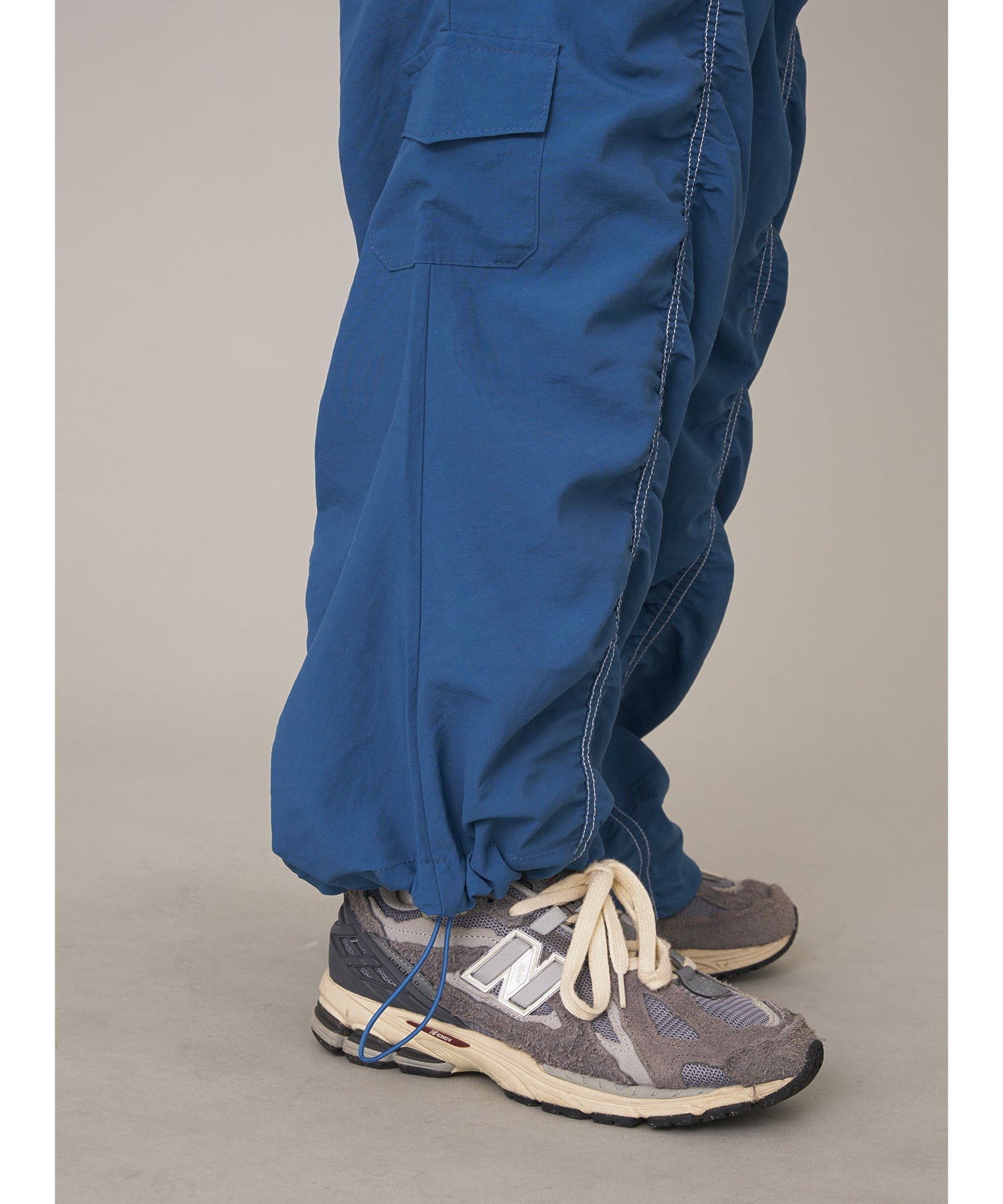 SHIRRING CARGO PANTS BABU-BU