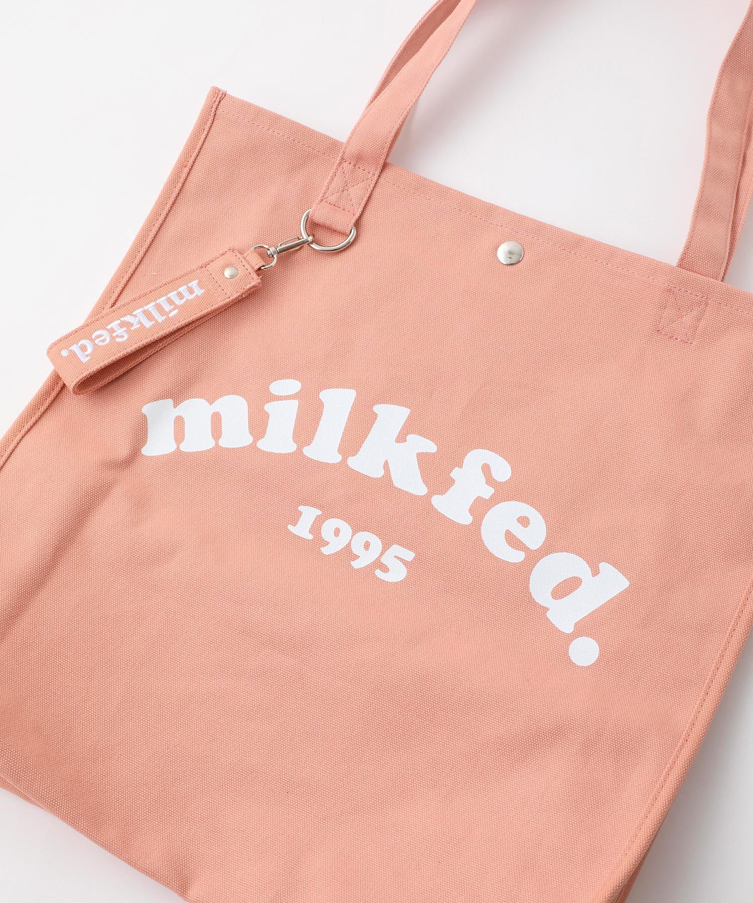 PIPING SQUARE TOTE COOPER LOGO MILKFED.