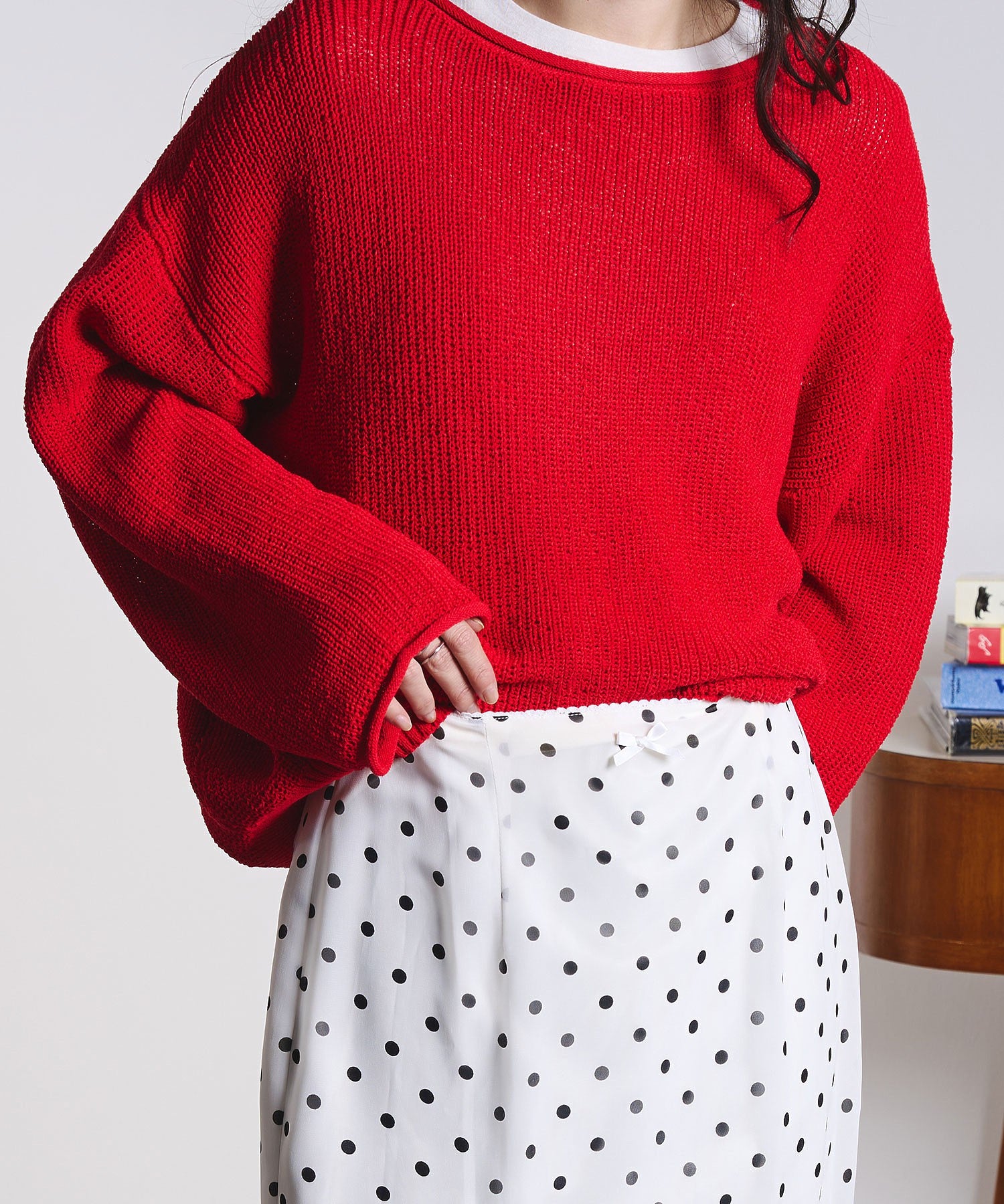 SHEER KNIT PULLOVER