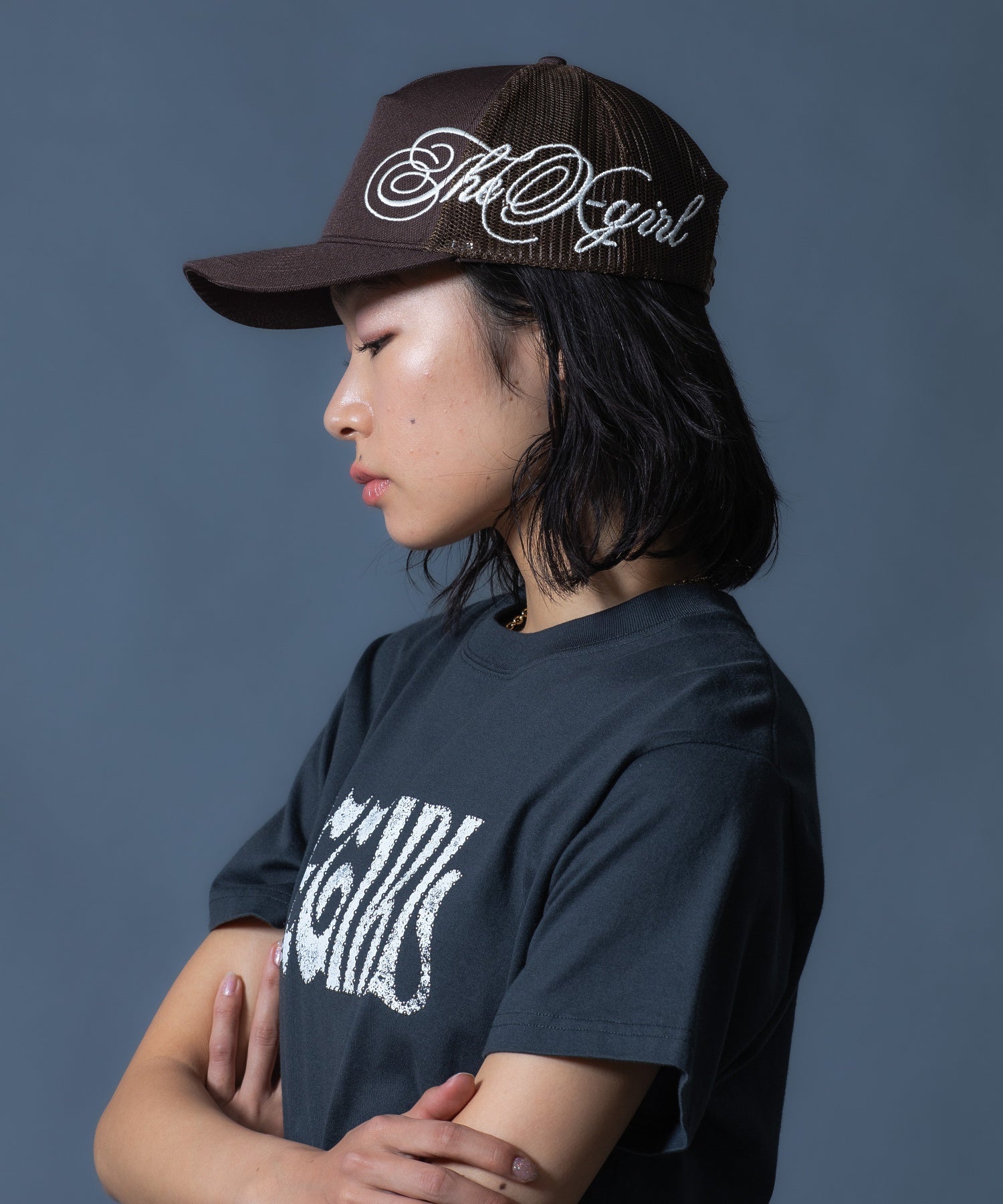 STUDDED LOGO S/S TEE