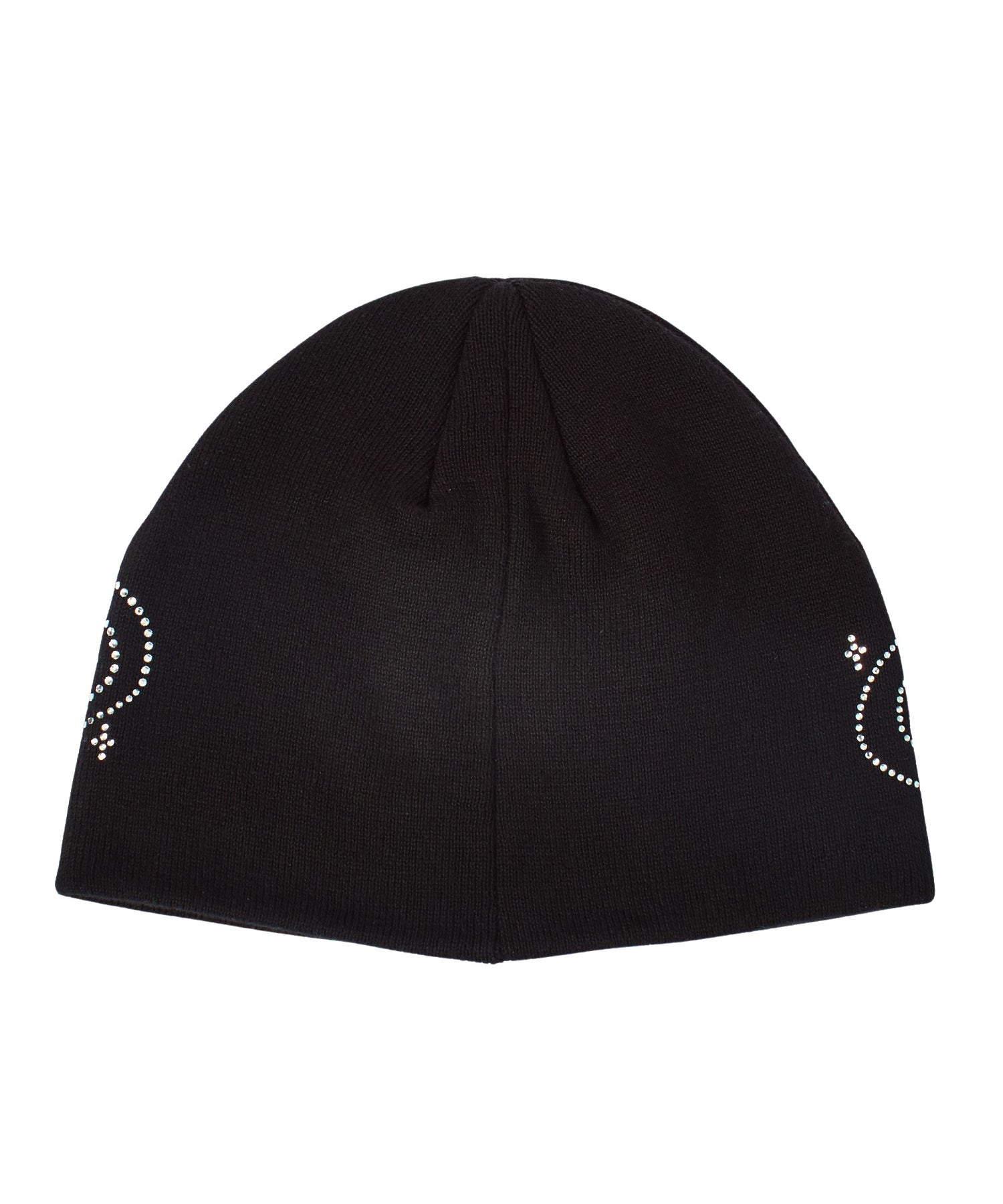RHINESTONE DECORATIVE SCRIPT LOGO BEANIE