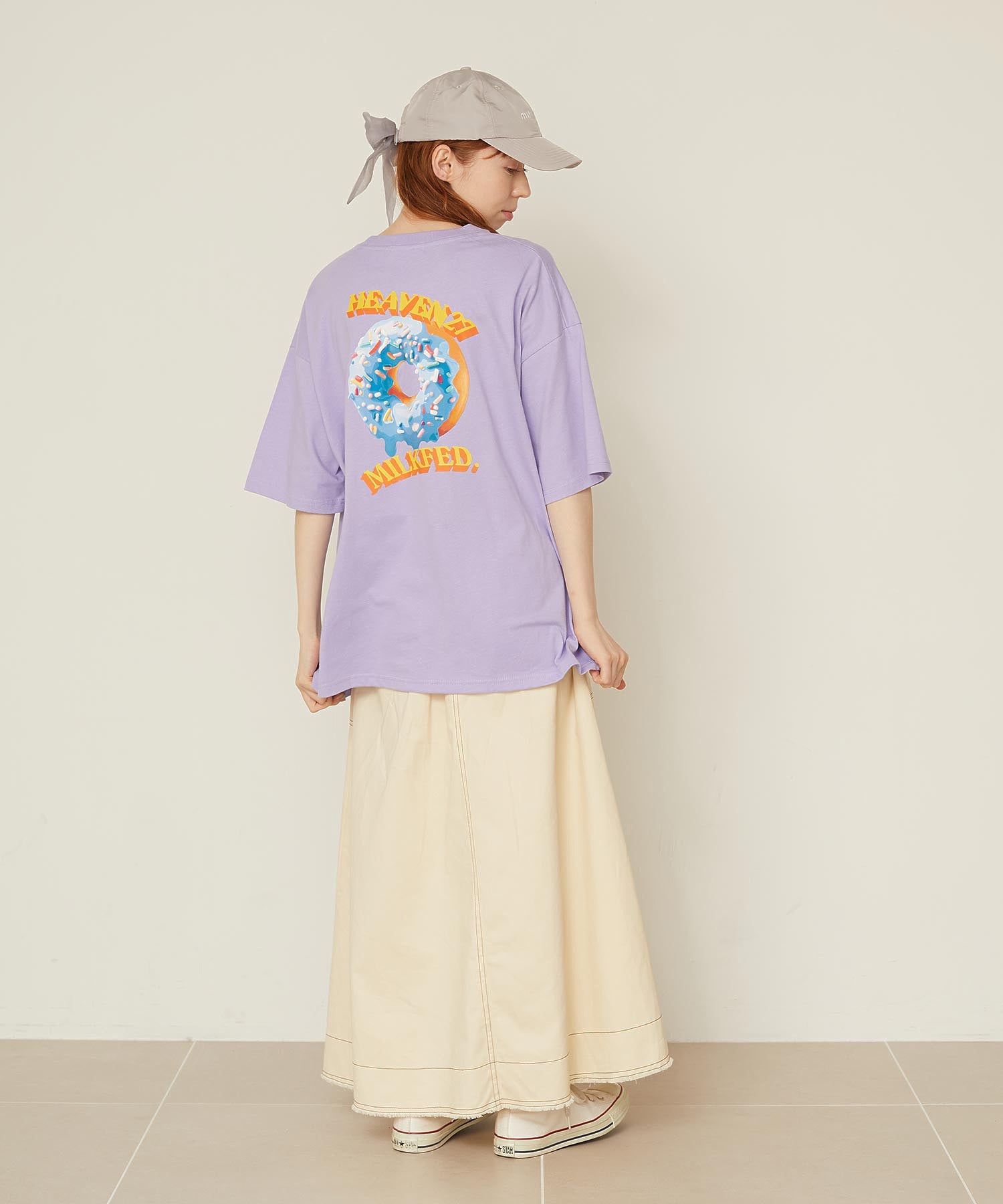 DONUT AND LOGO WIDE S/S TEE