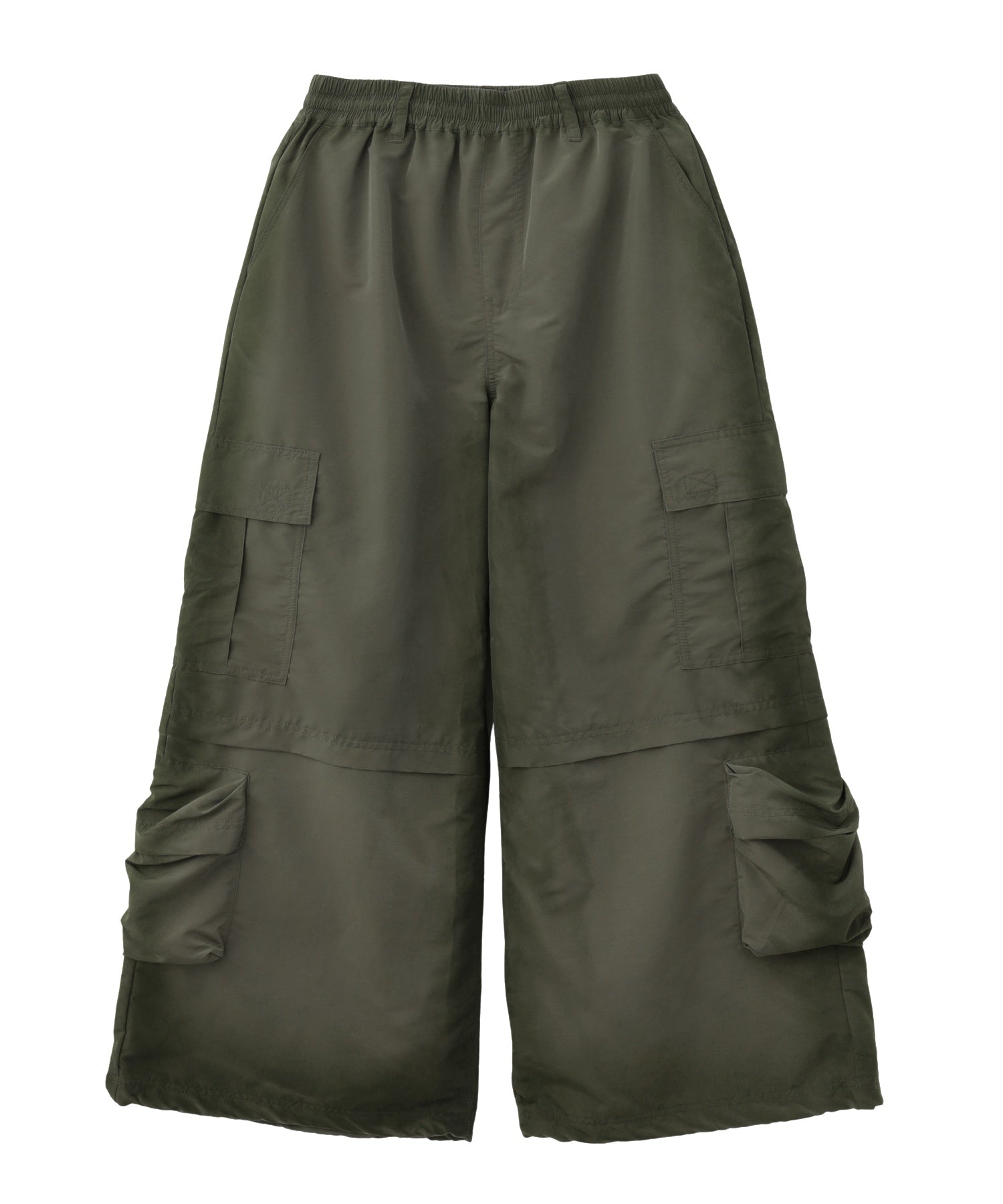 FADED WIDE LEG CARGO PANTS
