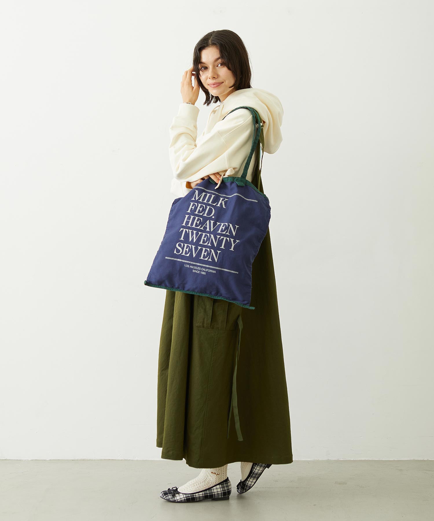 PIPING LOGO TOTE BAG