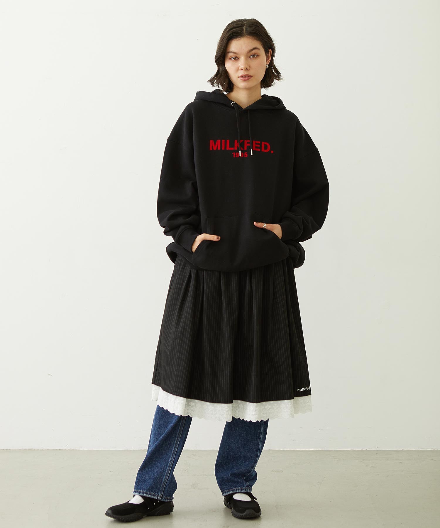 STENCIL LOGO SWEAT HOODIE