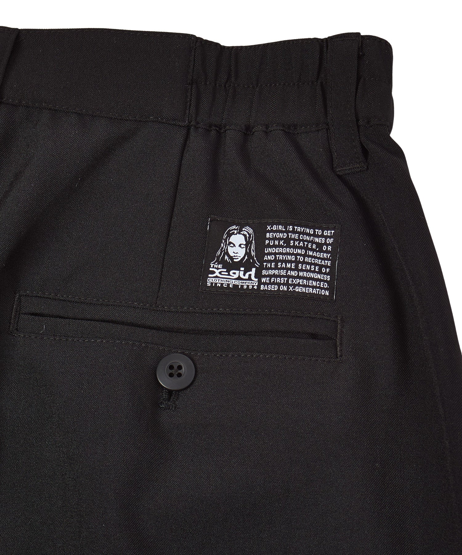 BARREL LEG SLACKS