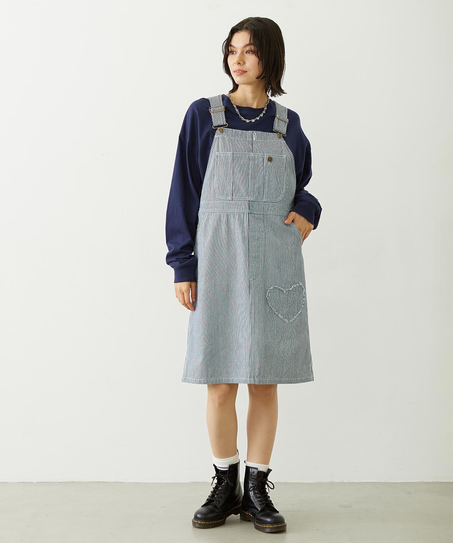PATCH SALOPETTE SKIRT