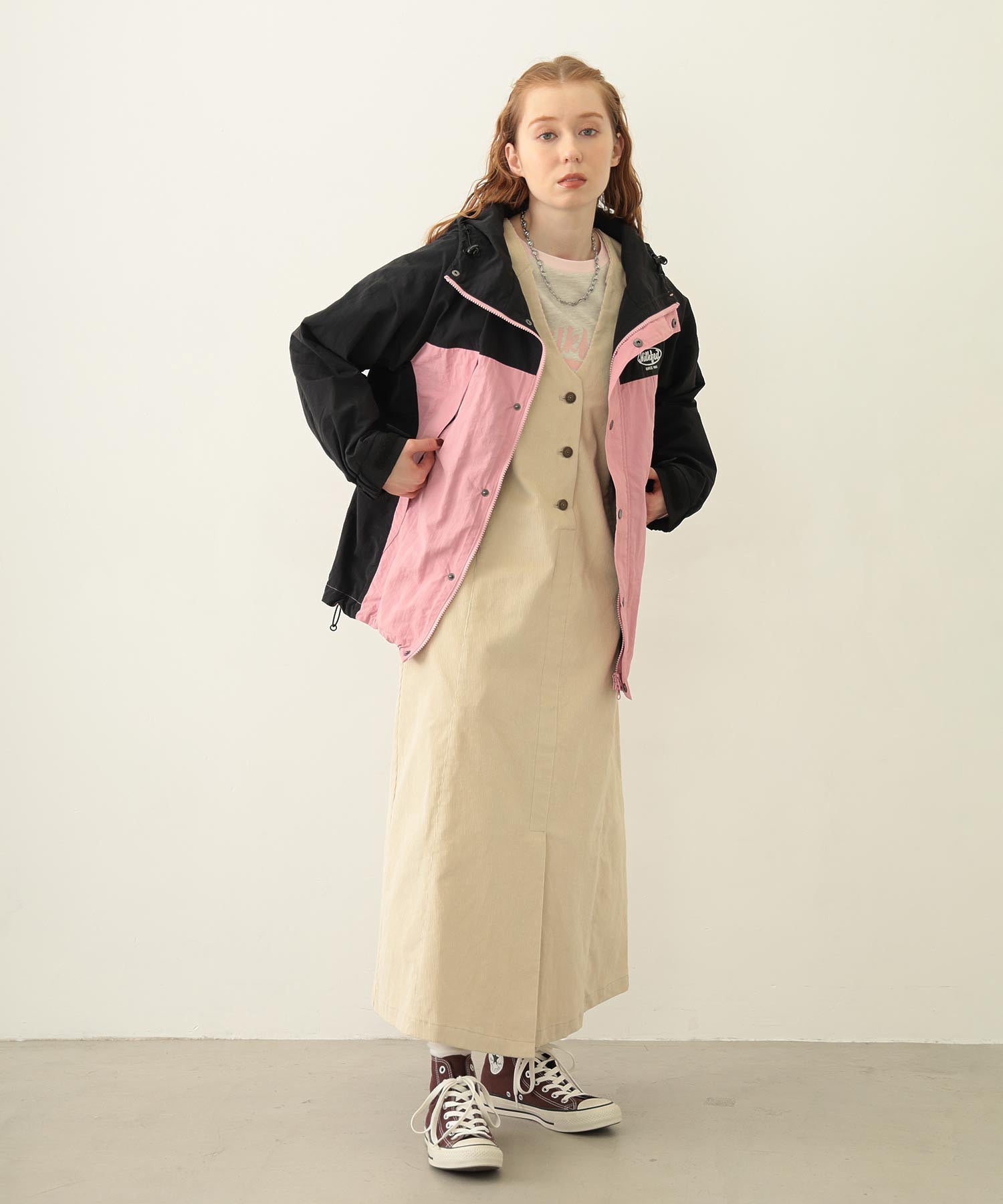 CORDUROY JUMPER SKIRT