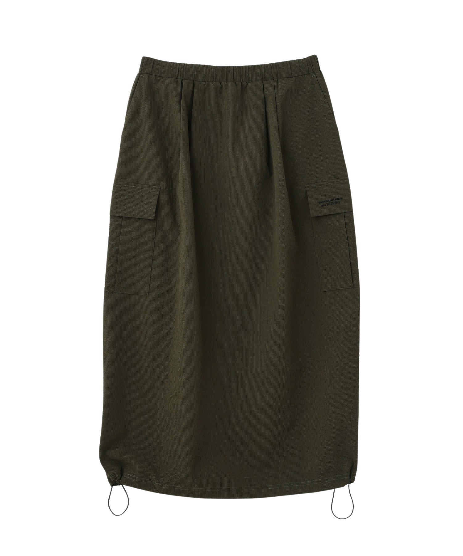 THOUSAND MILE×GENE HEAVENS/FRENCH SLEEVE TOP & MAXI CARGO SKIRT SET UP