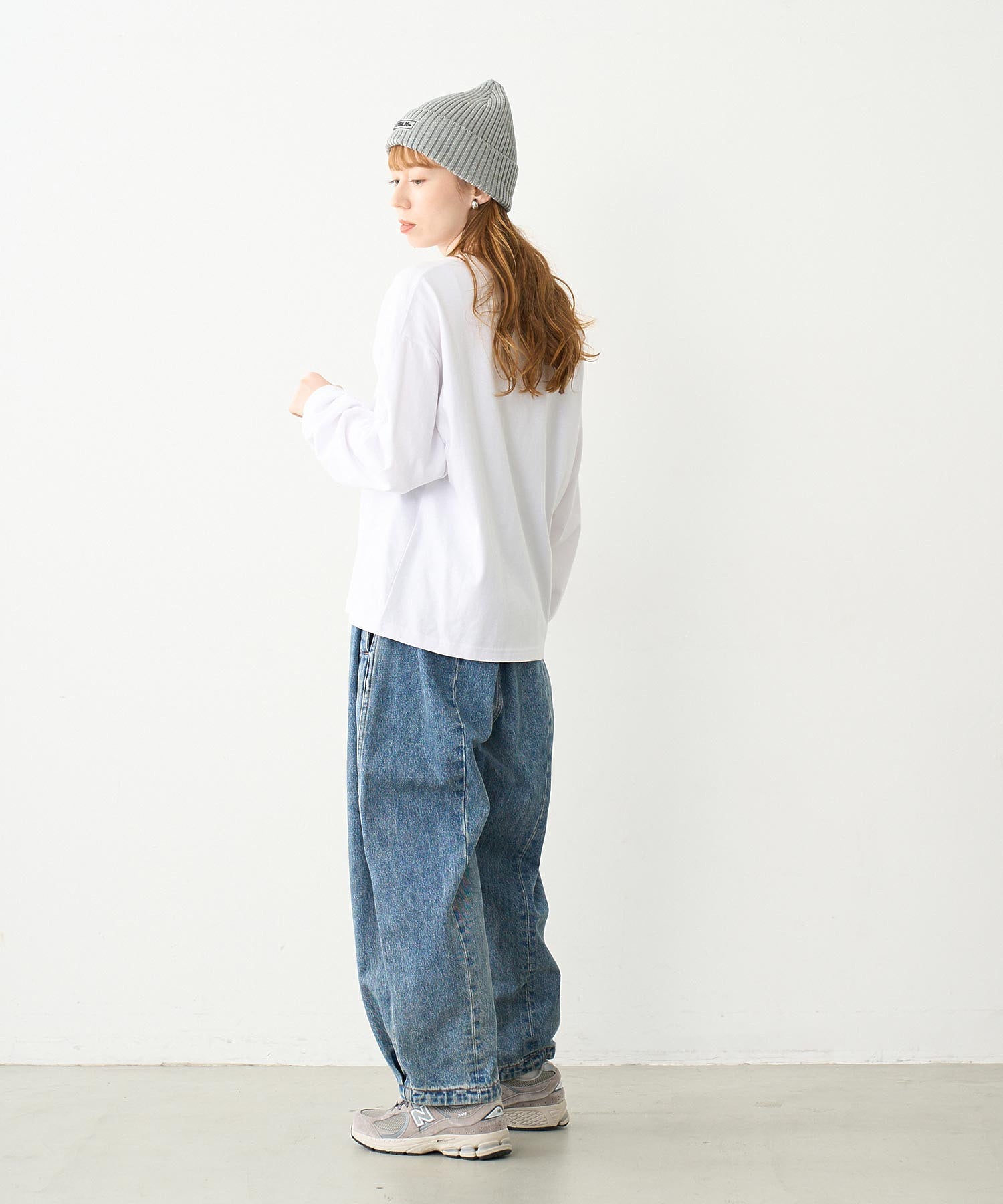 WIDE LEG BAGGY DENIM PANTS