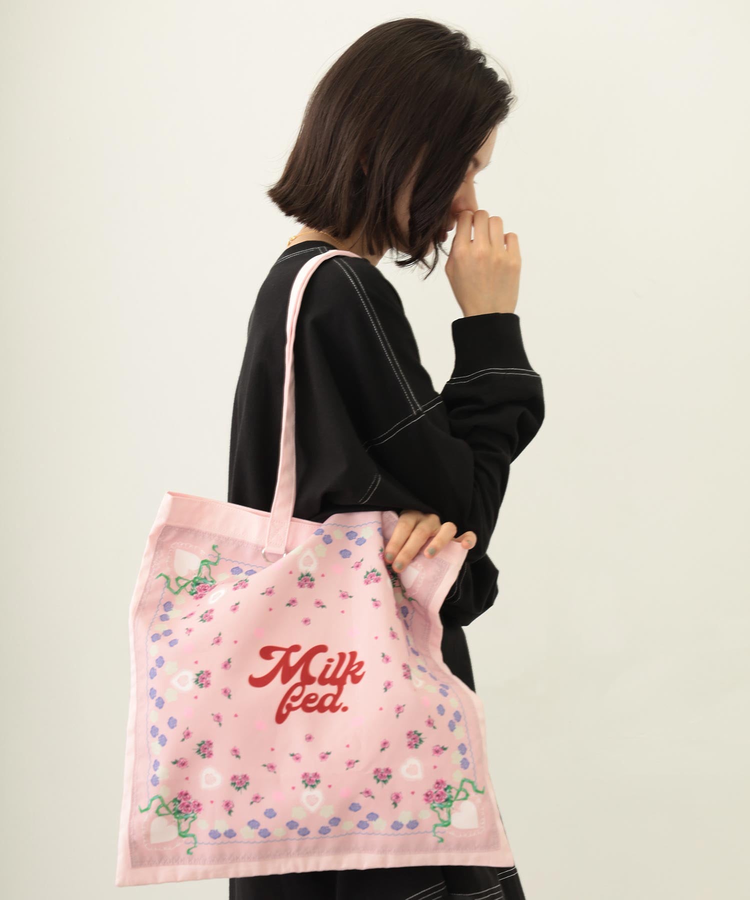 FLOWER PATTERN BANDANA BAG