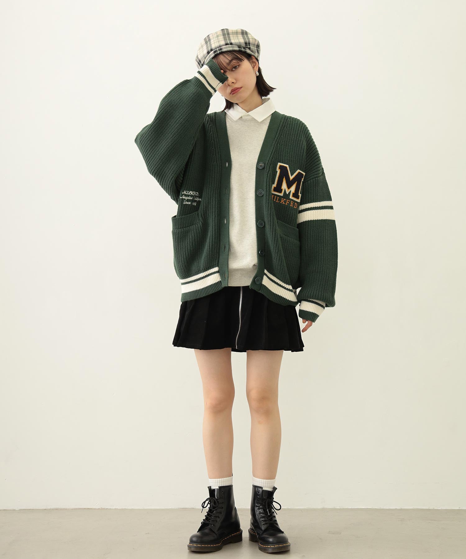 ICING LOGO WIDE CREW SWEAT TOP