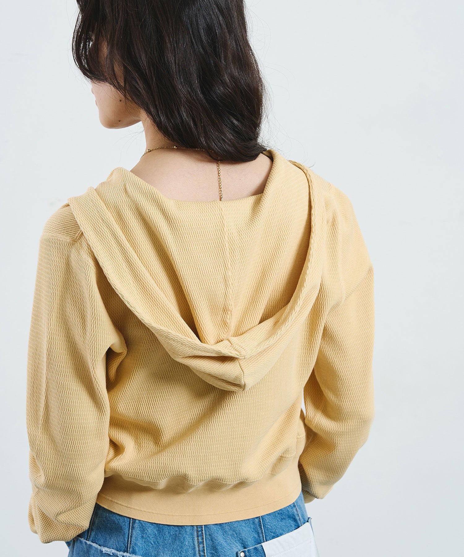 【ROSE BUD別注】FAITH COTTON THERMAL HODDIE CARDIGAN