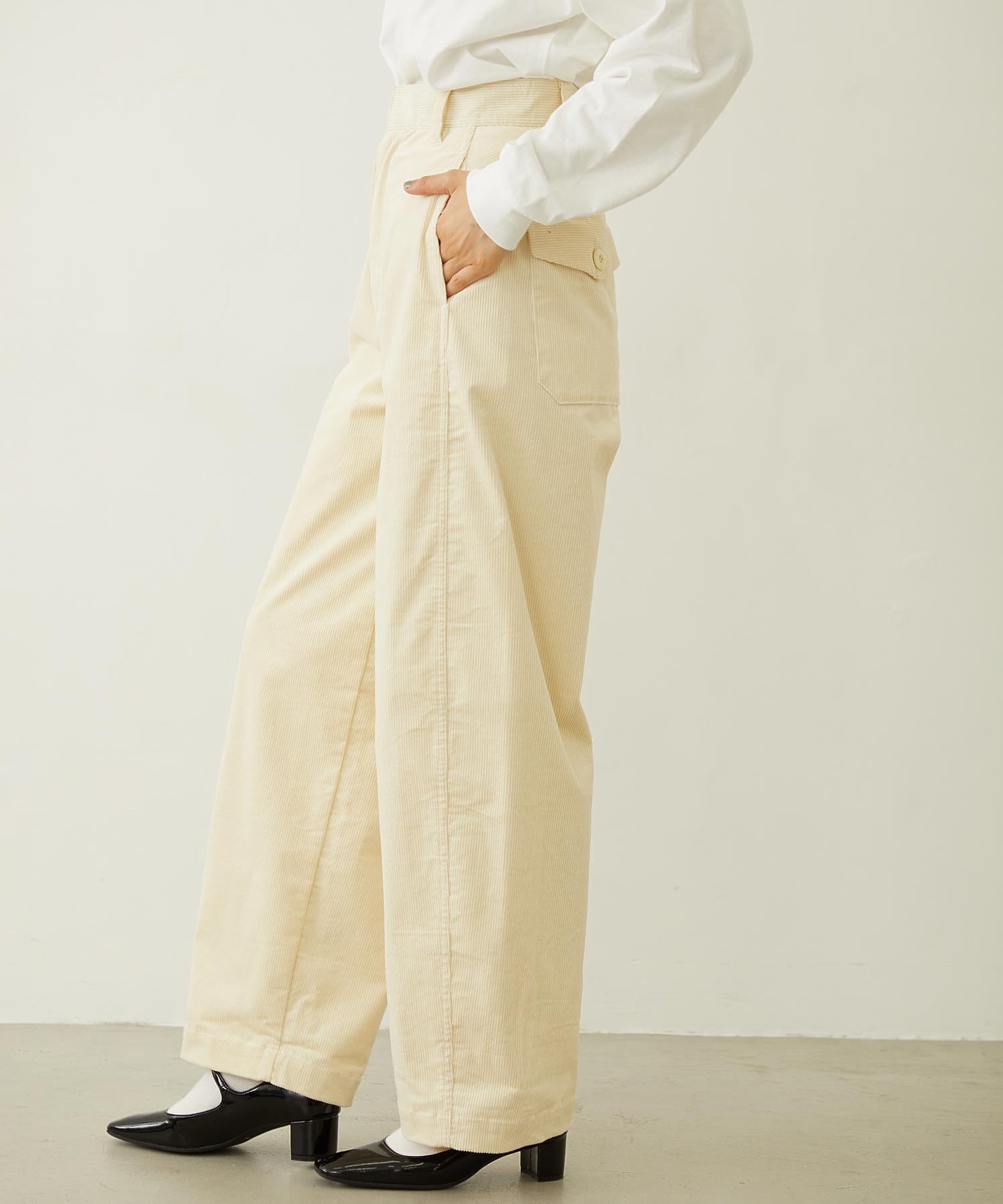 WORK STYLE CORDUROY PANTS