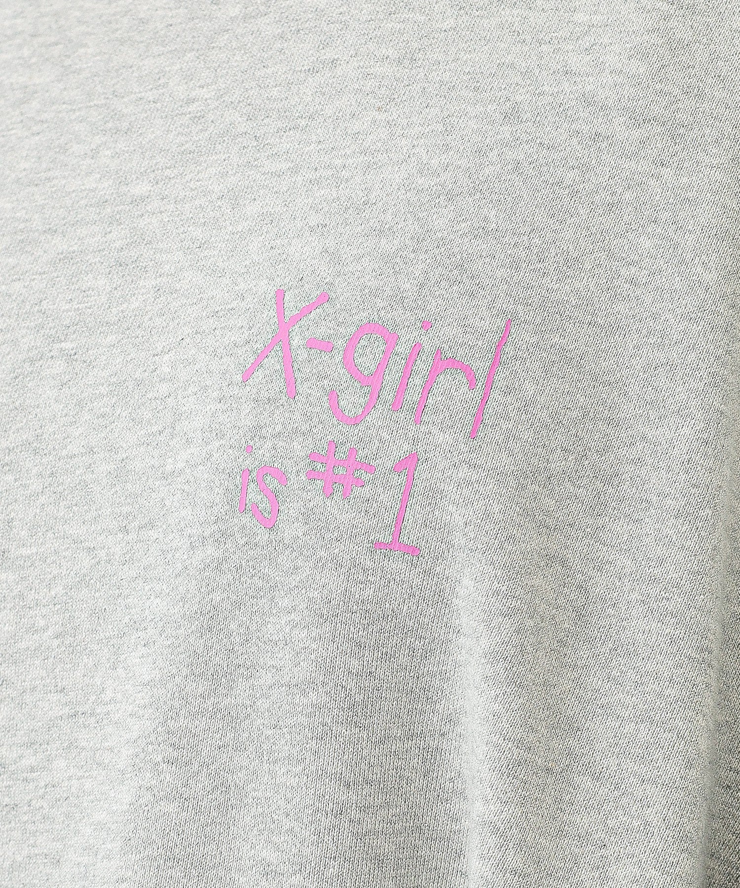 X-girl FLAG BIG SWEAT TOP