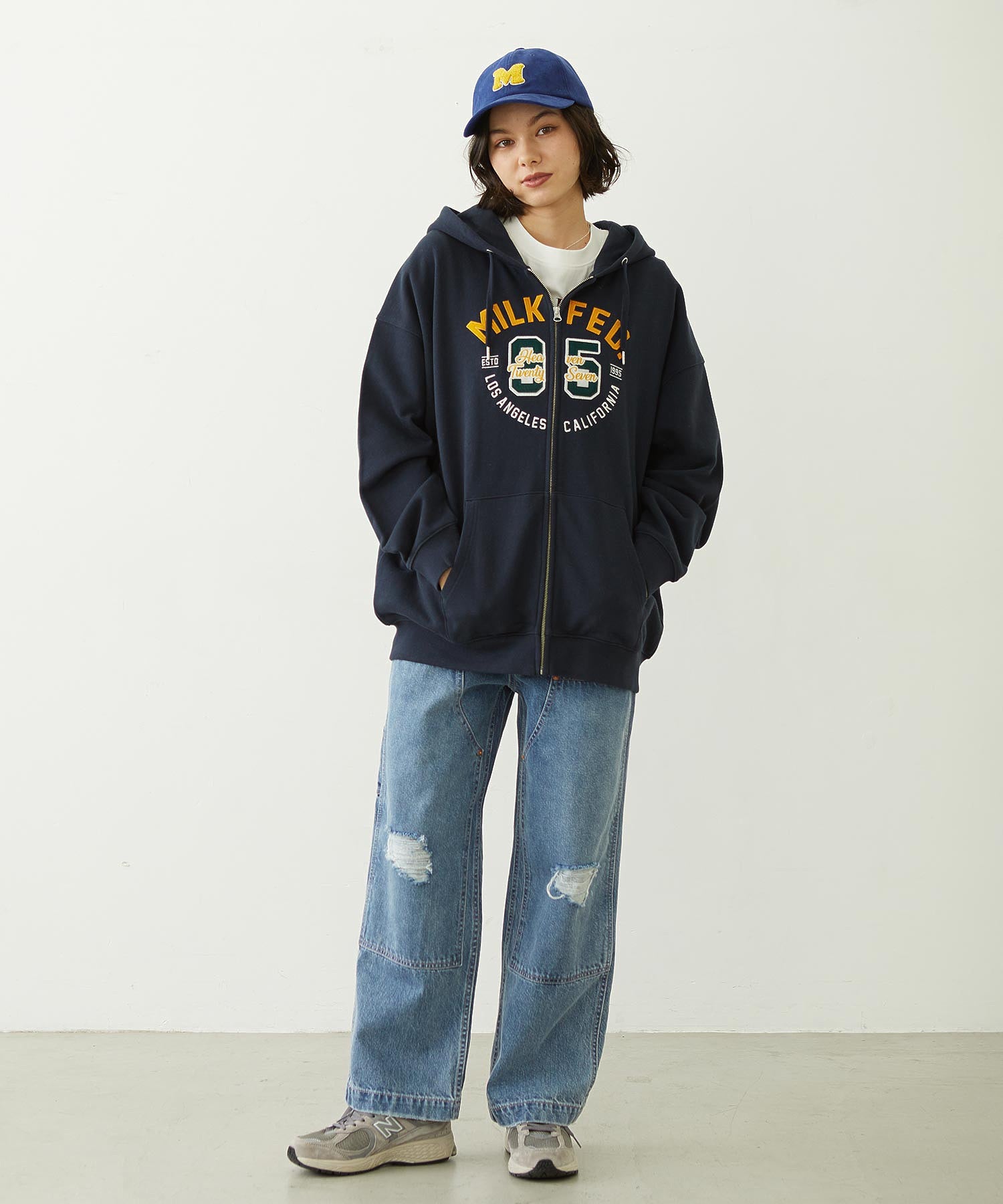 INITIAL EMBROIDERED CAP