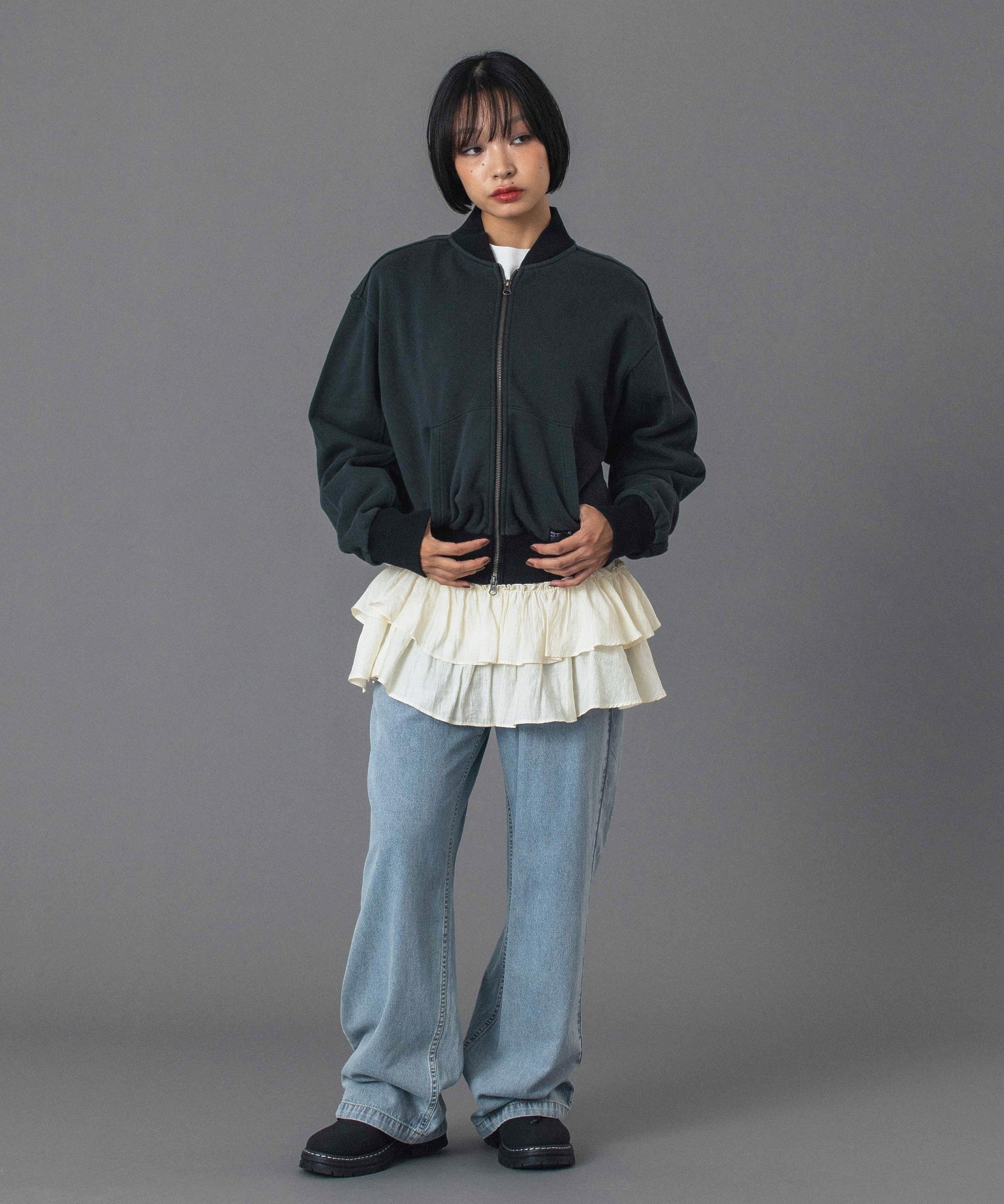FACE LABEL EASY PANTS