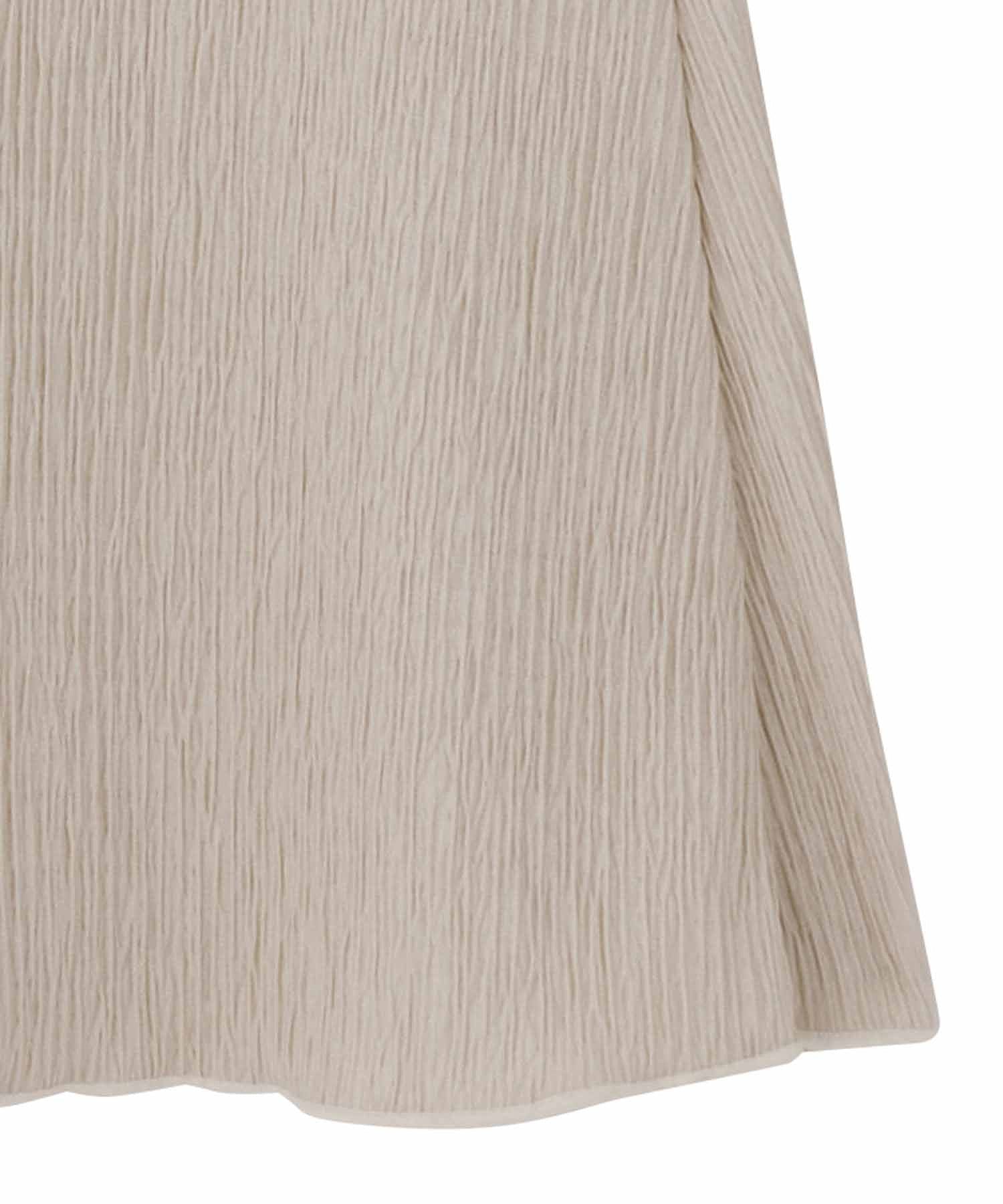 CREPE LETTUCE EDGE FLARE EASY PANTS X-girl