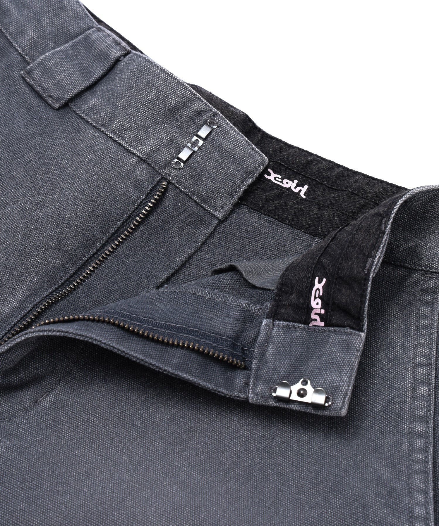 FADED 2WAY WIDE LEG WORK PANTS