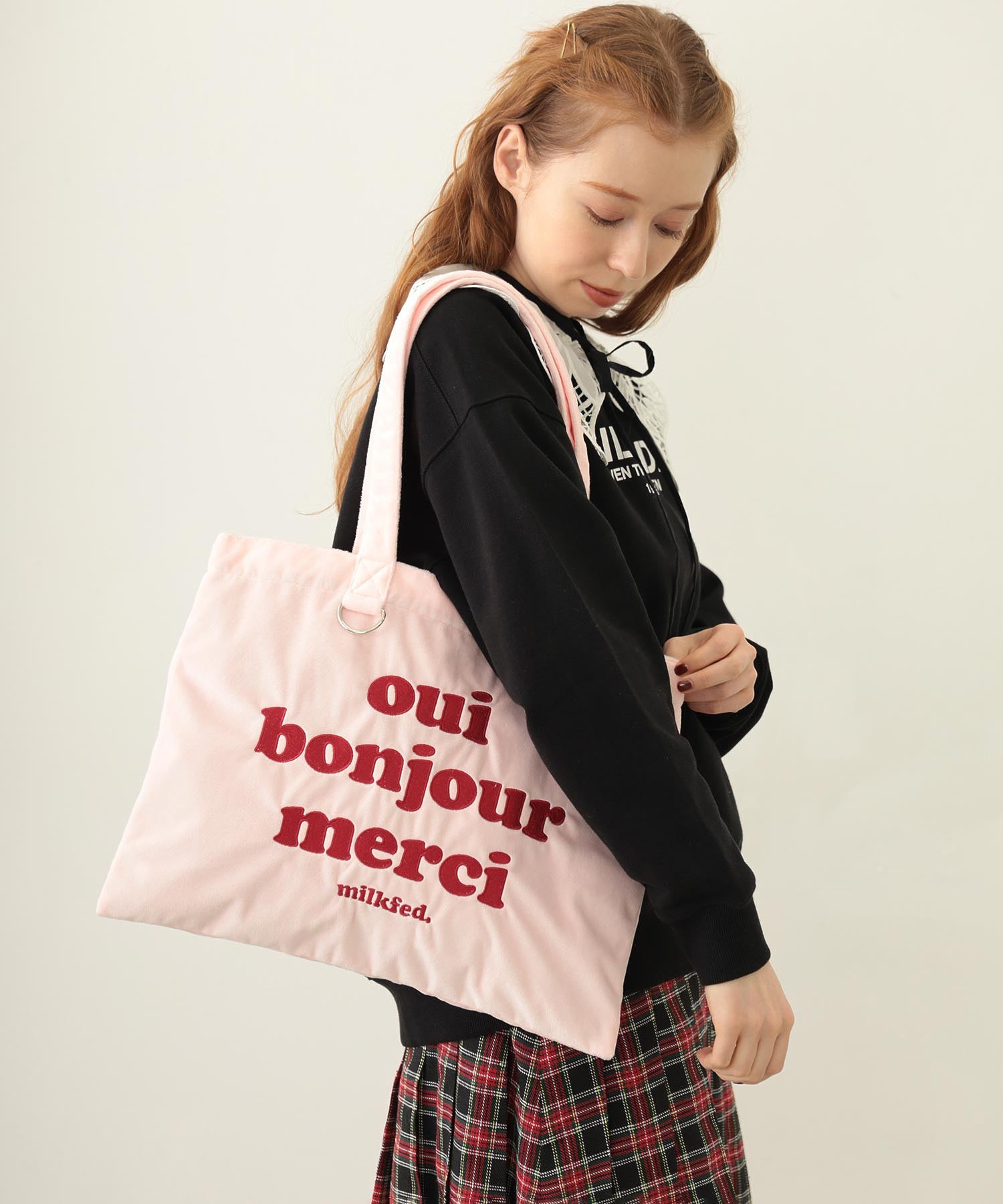 LOGO FLUFFY BAG