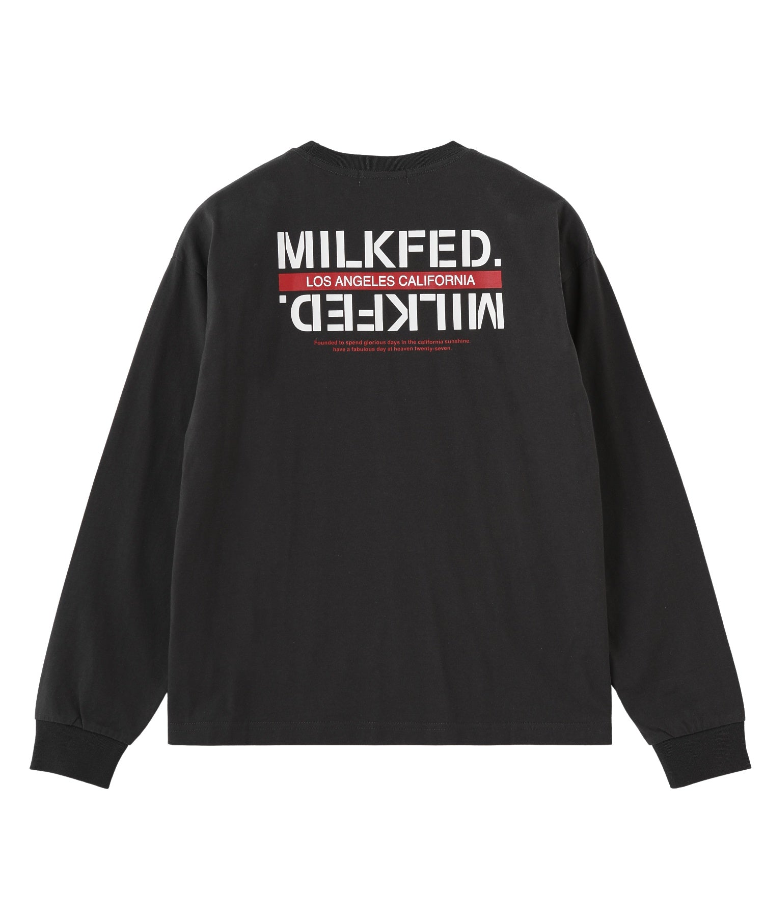 STENCIL CENTER LINE LOGO WIDE L/S TEE