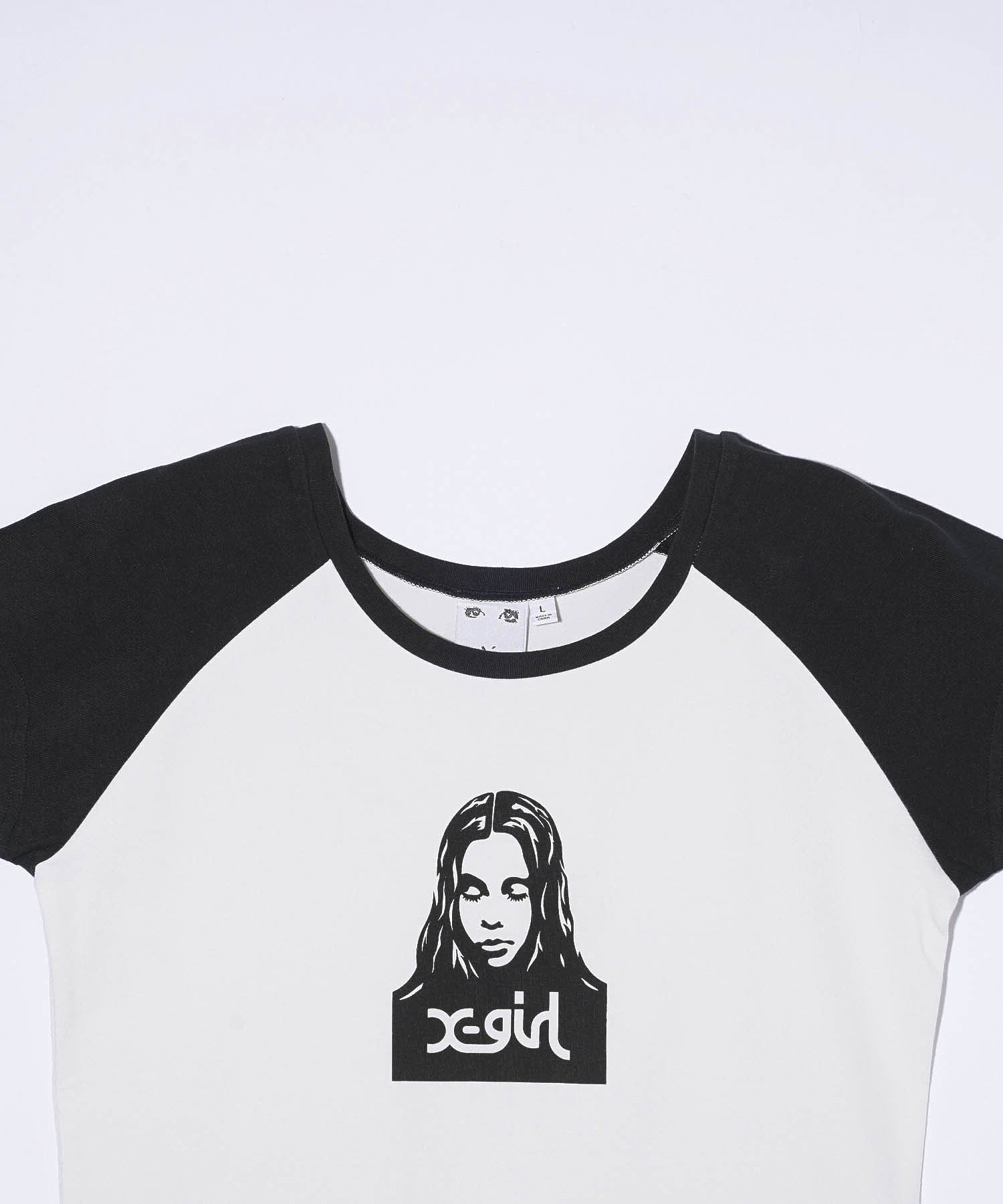 FACE RAGLAN BABY TEE