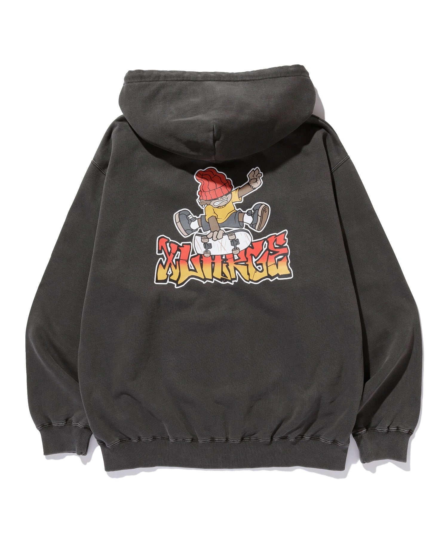 PIGMENTDYE INDY GRAB ZIP HOODED SWEAT SHIRT