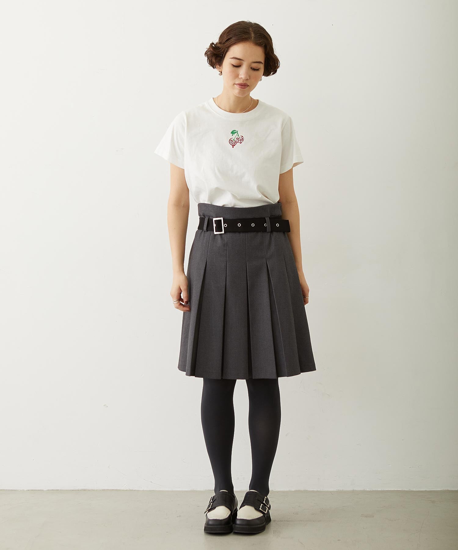 MINI MELTY GLITTER CHERRY COMPACT S/S TEE
