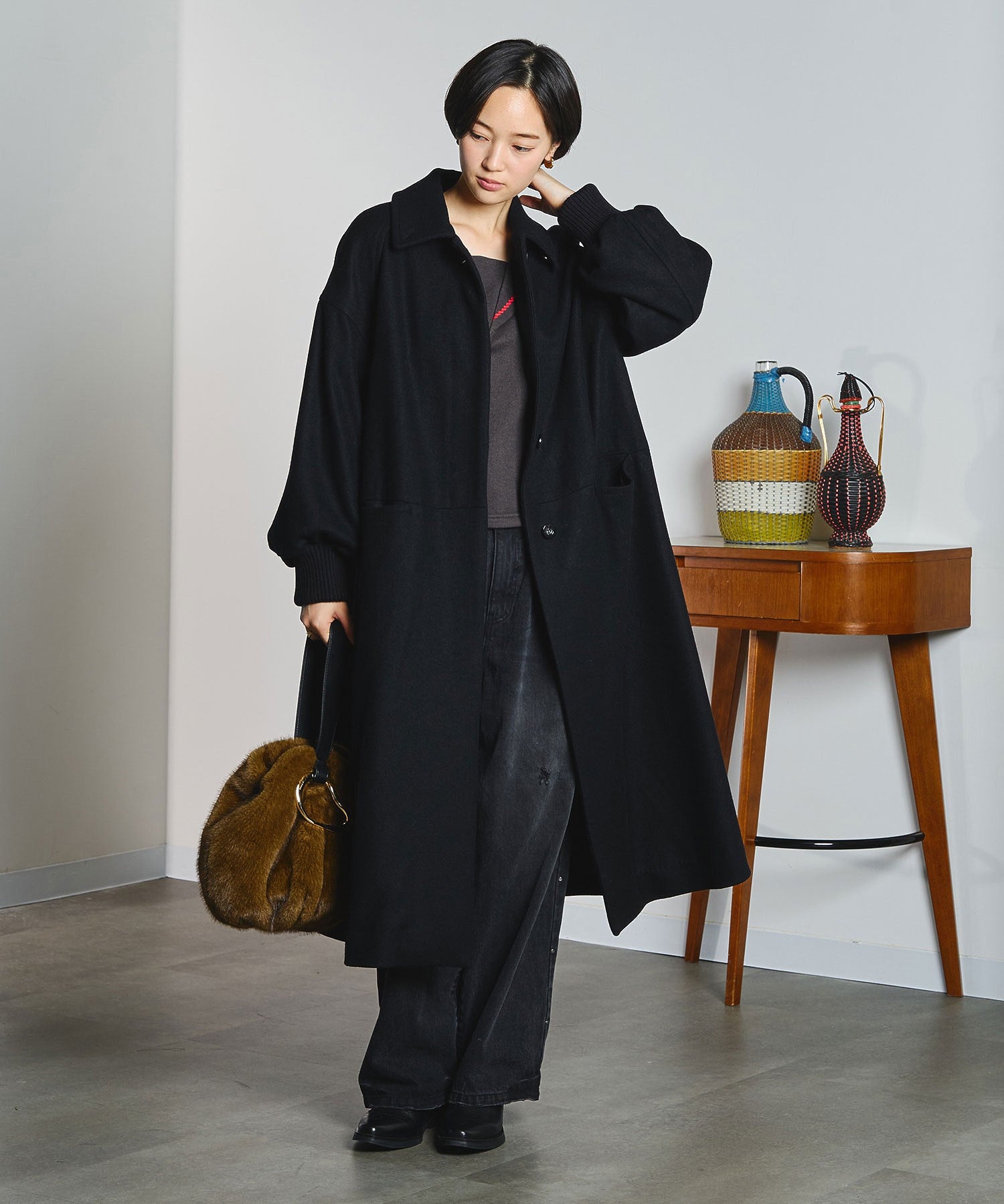 model:166cm 着用サイズ:ONE SIZE