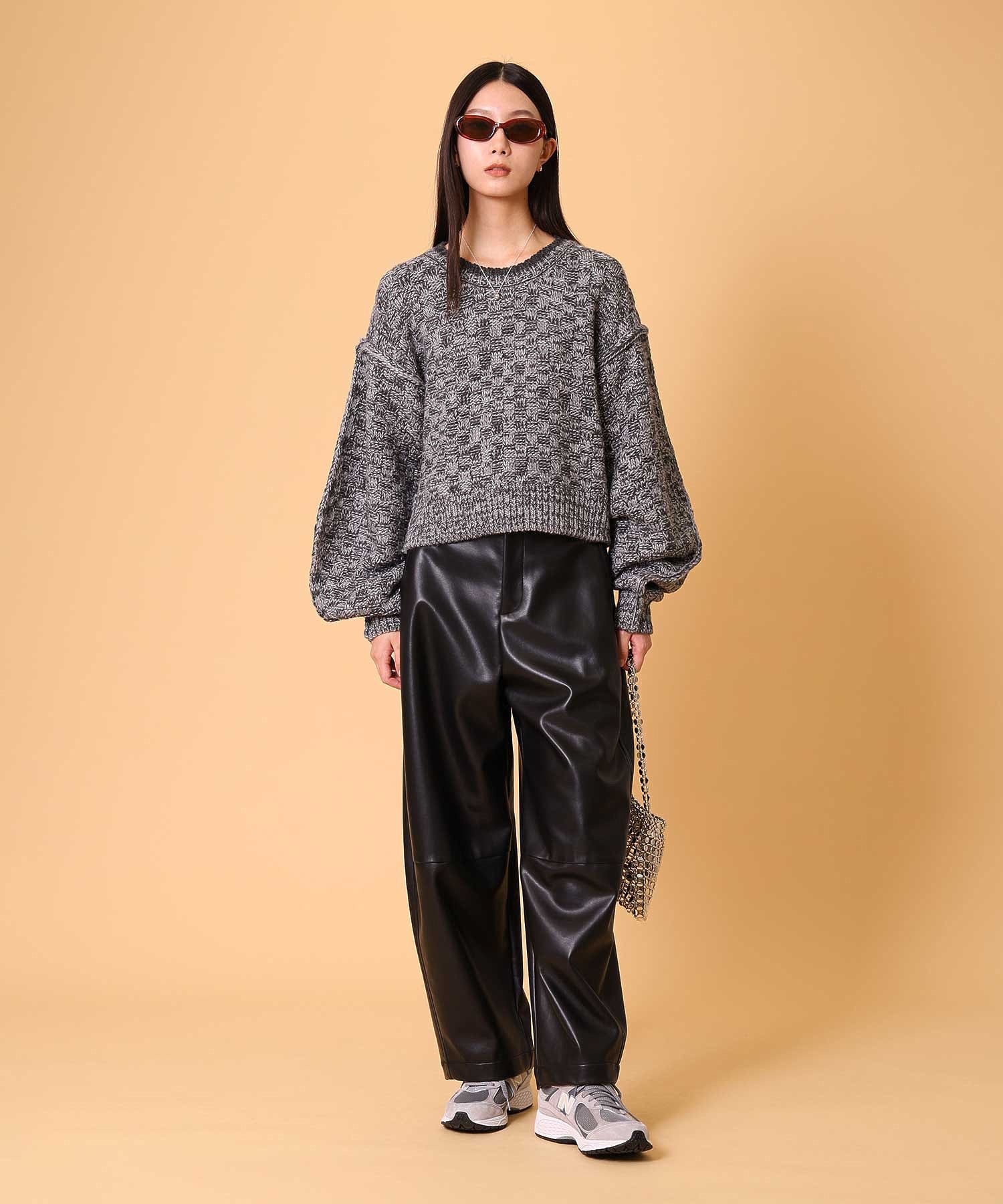 ミックスニットプルオーバー