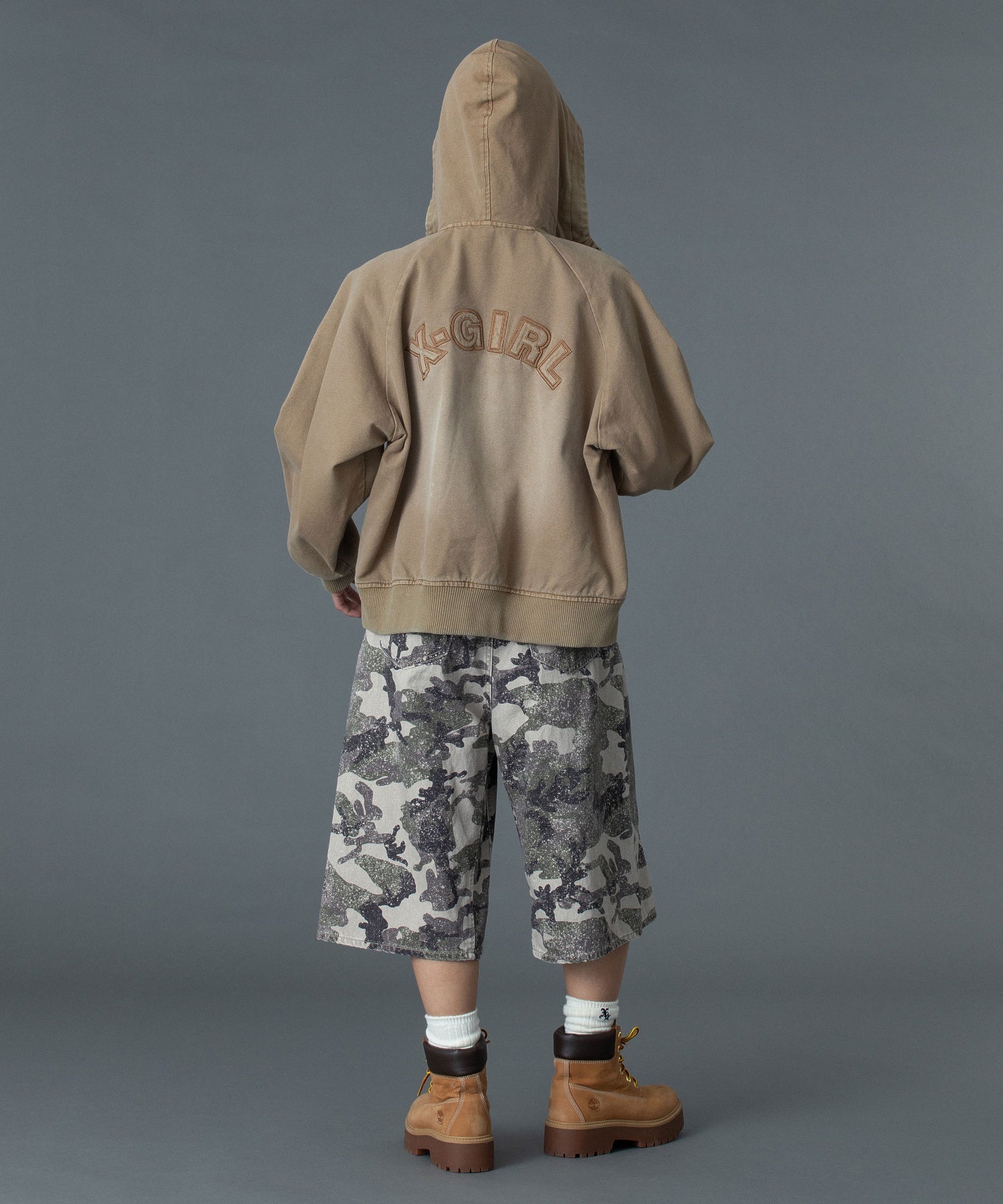 ARCH LOGO HOODED JACKET