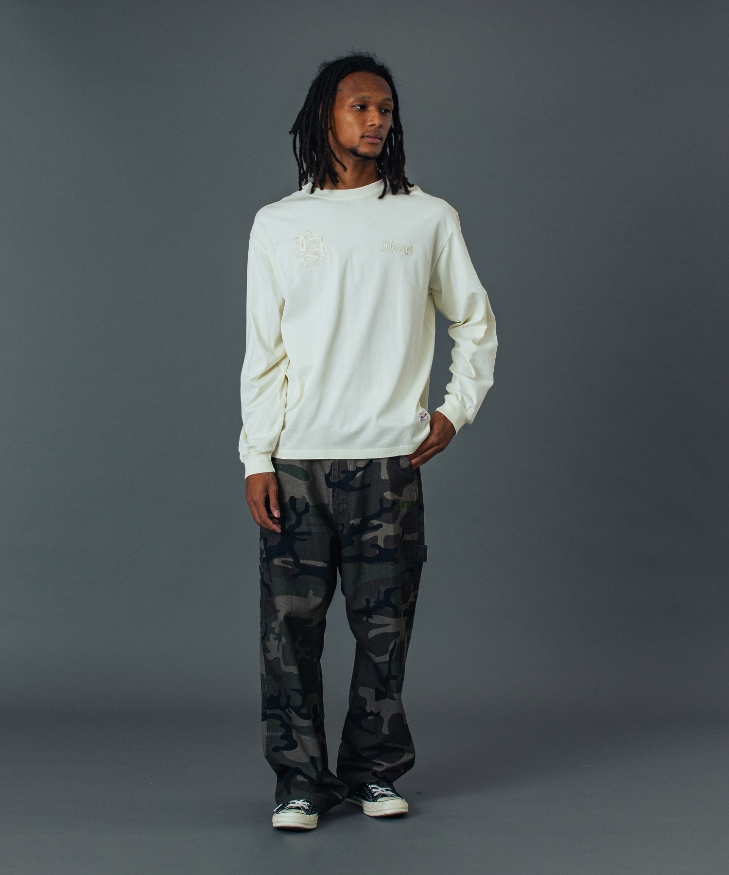 PATCHED OLD ENGLISH PAINTER PANTS