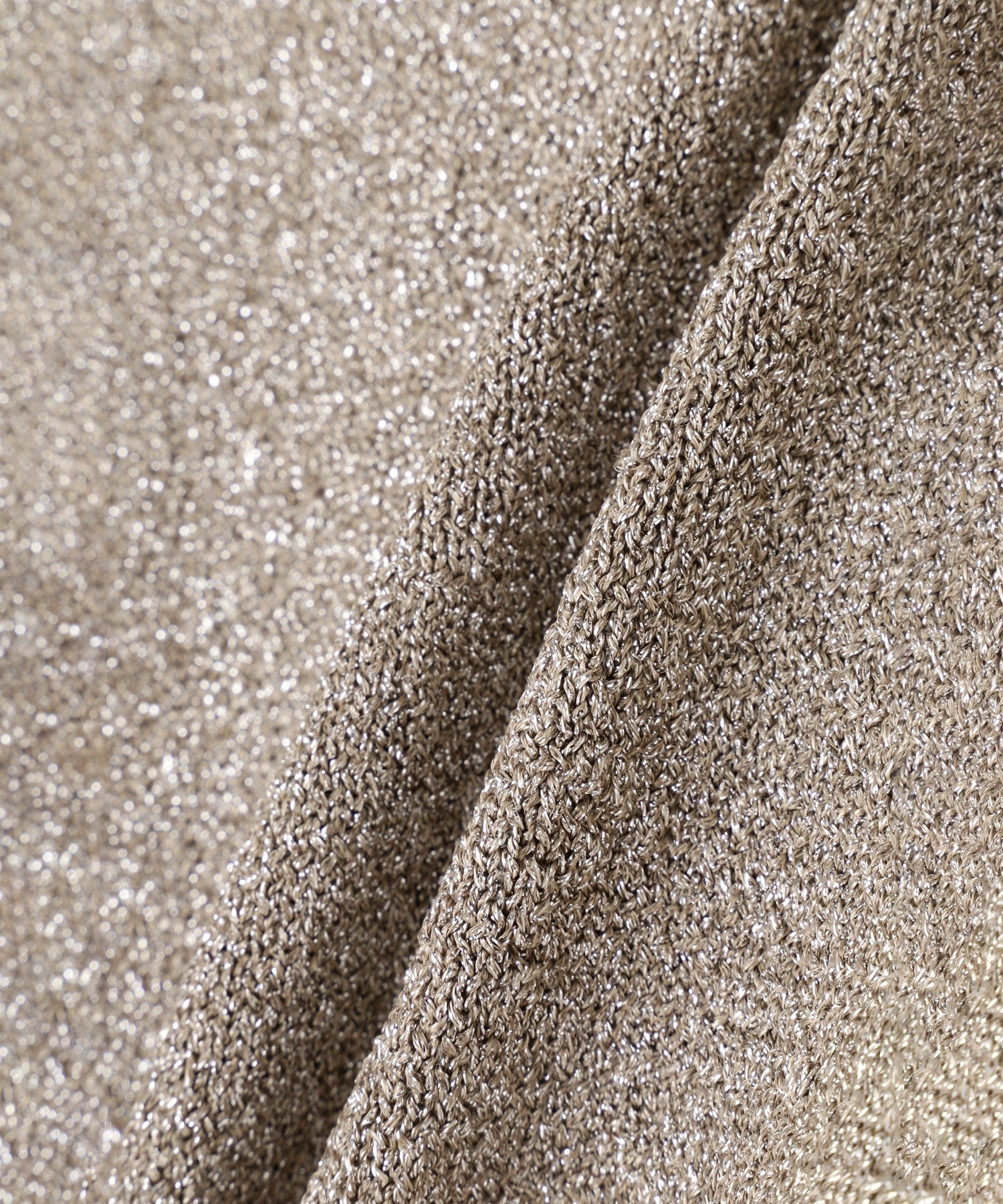 ラメニットブルゾン