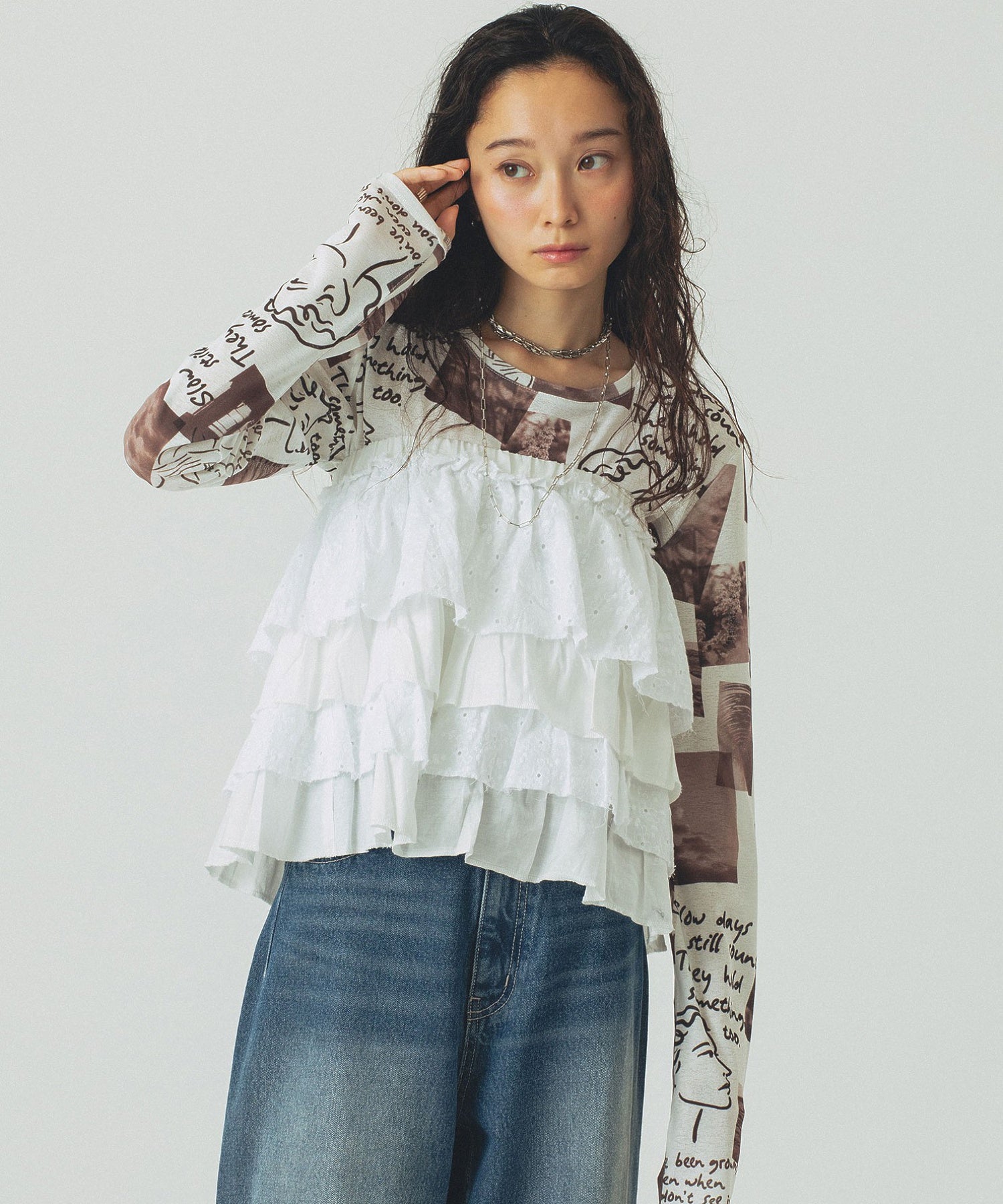 model:161cm 着用サイズ:ONE SIZE