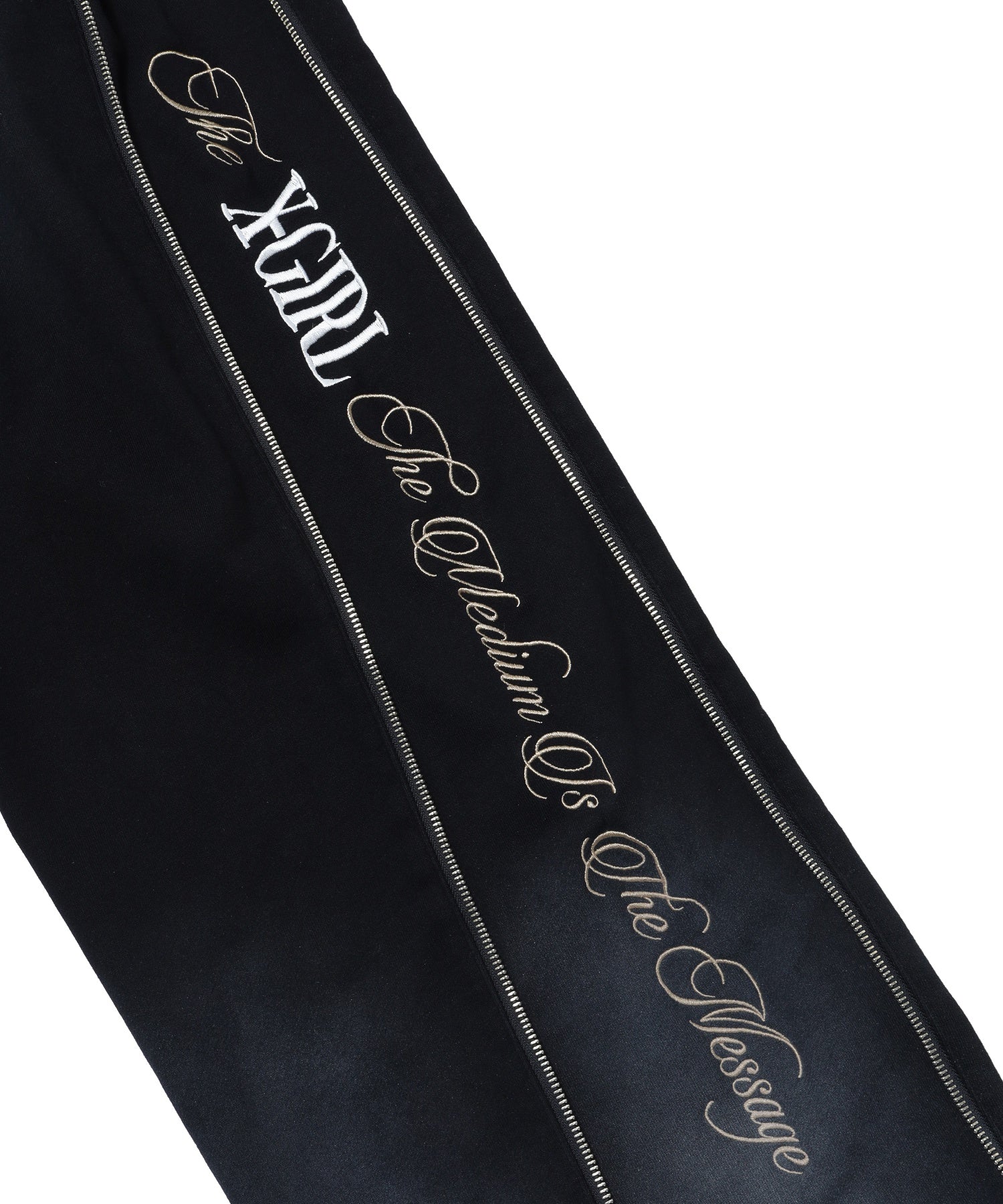 FADED SIDE ZIP SWEATPANTS