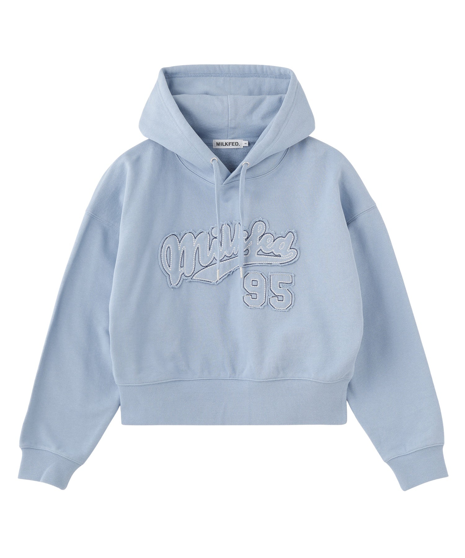 STITCHED LOGO SHORT HOODIE
