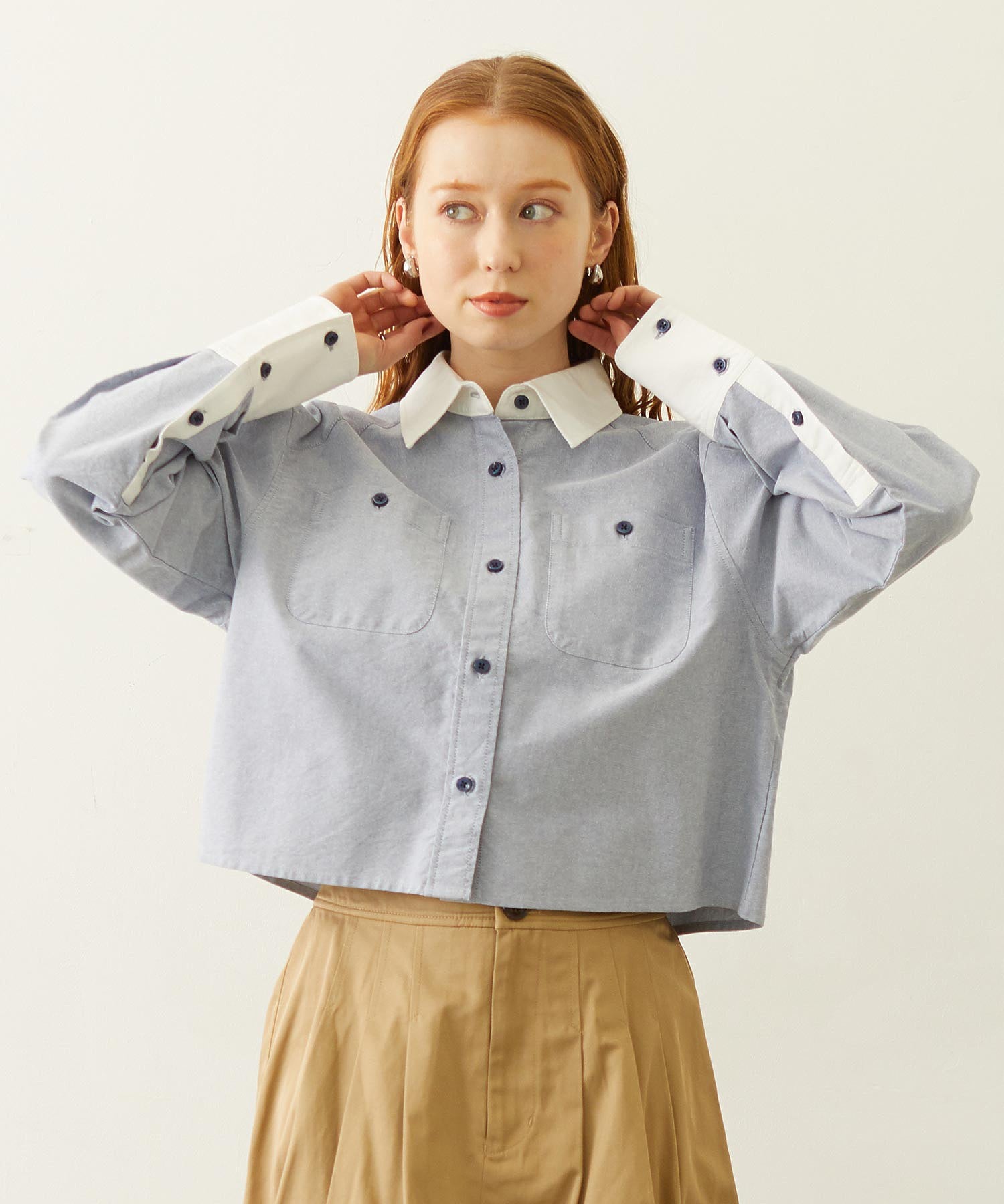 ACCENT COLLAR and CUFFS SHIRT