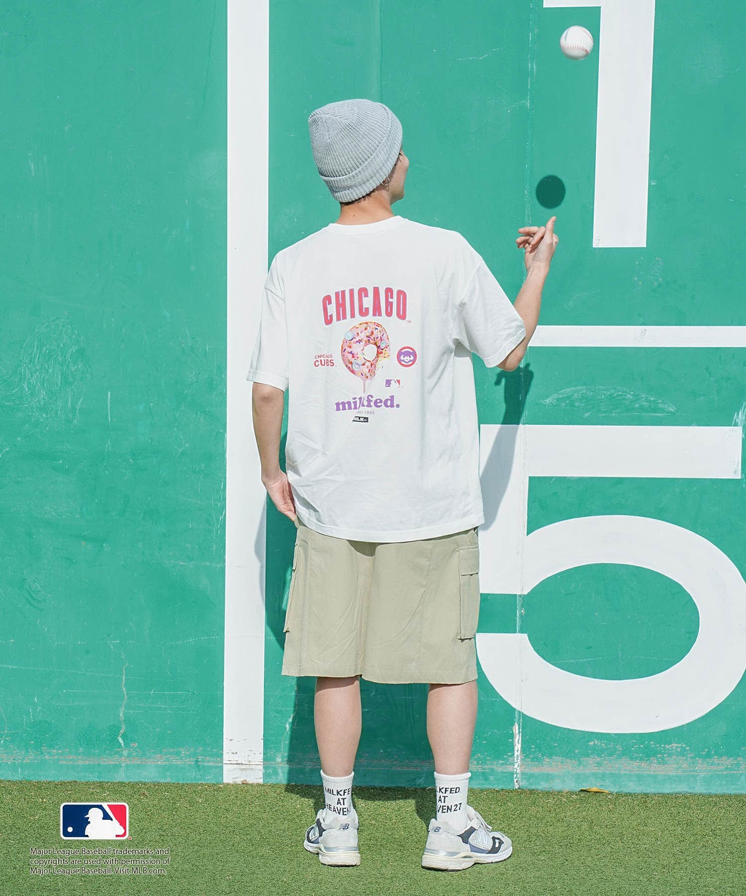 MILKFED. × MLB BIG S/S TOP