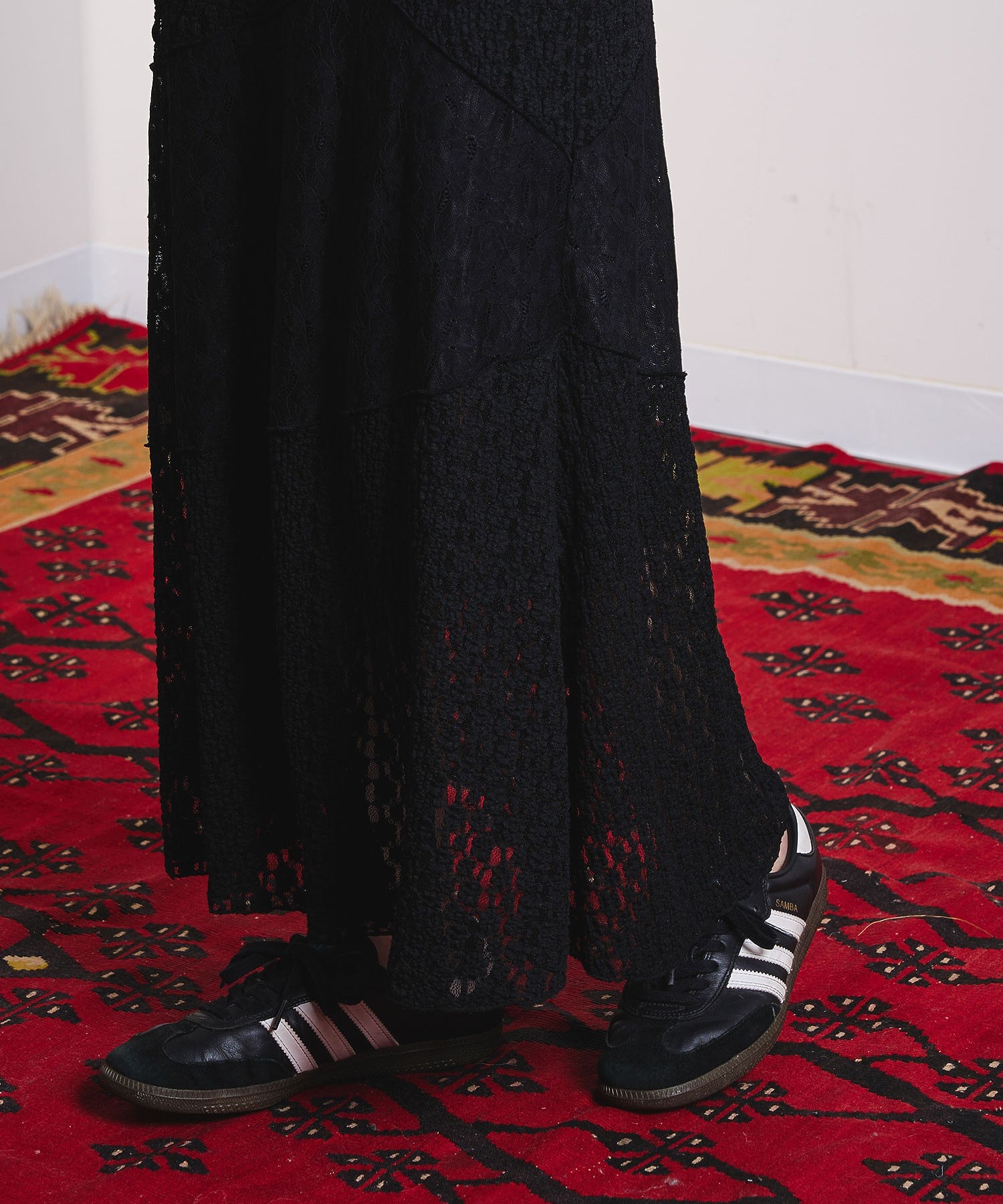 PATCHWORK LACE SKIRT