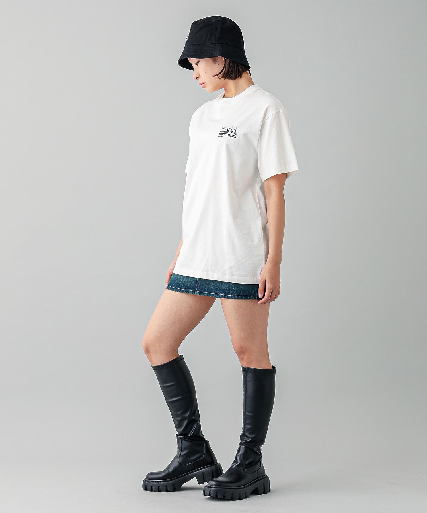 TRIPLE MILLS LOGO S/S TEE X-girl