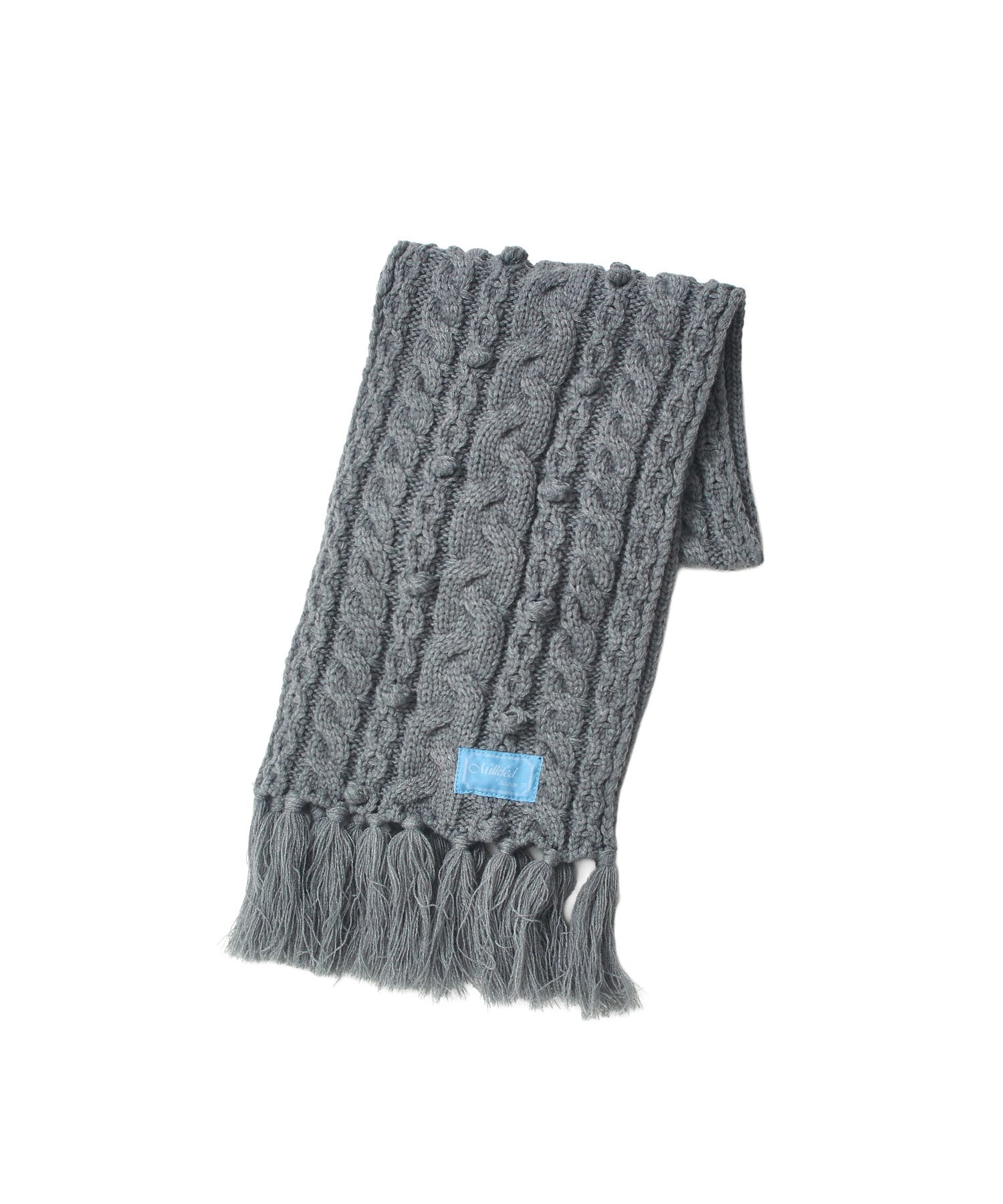 CABLE KNIT STOLE