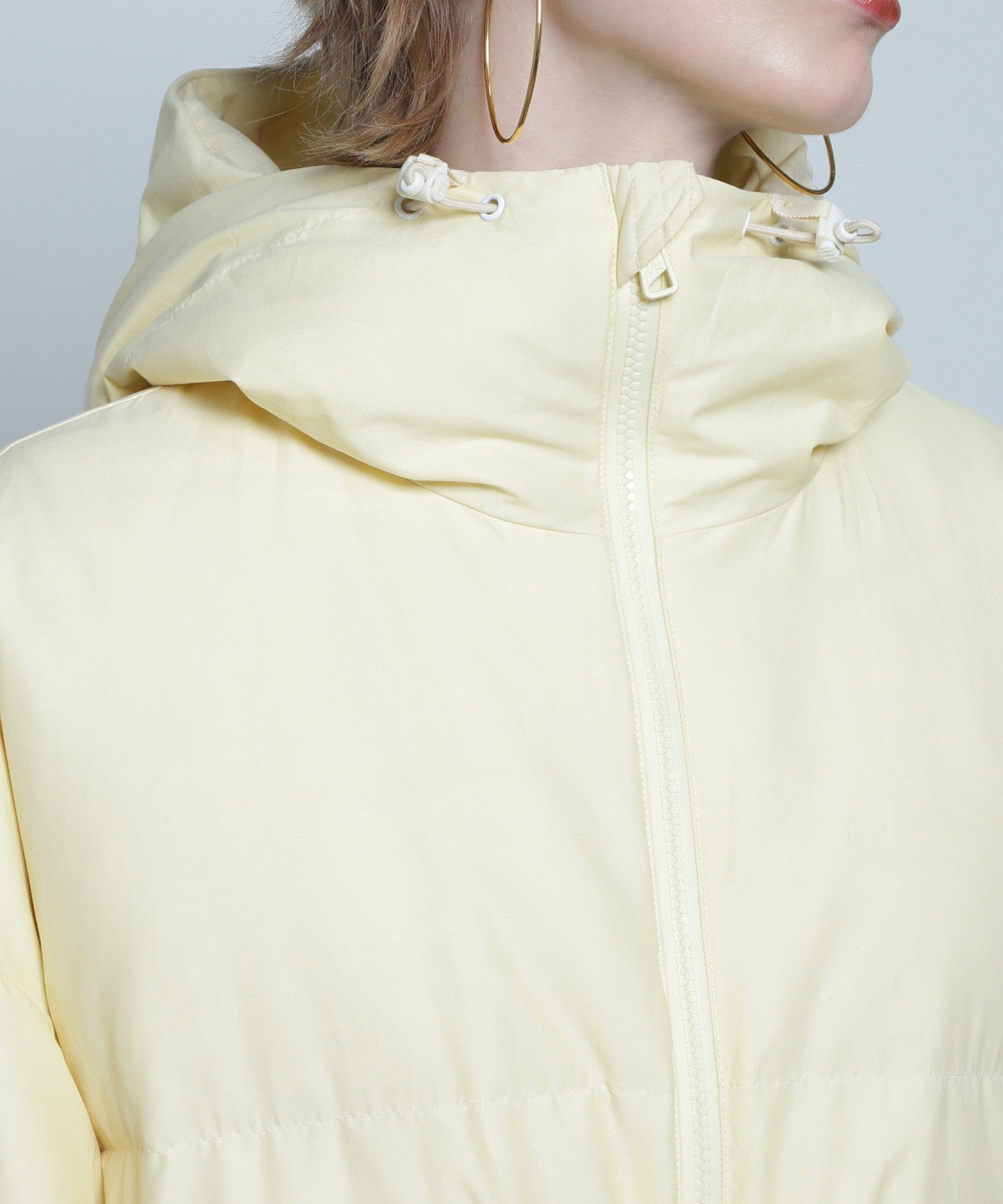 【イエローROSE BUD限定カラー】F/CE./RECYCLED DOWN HOOD BLOUSON