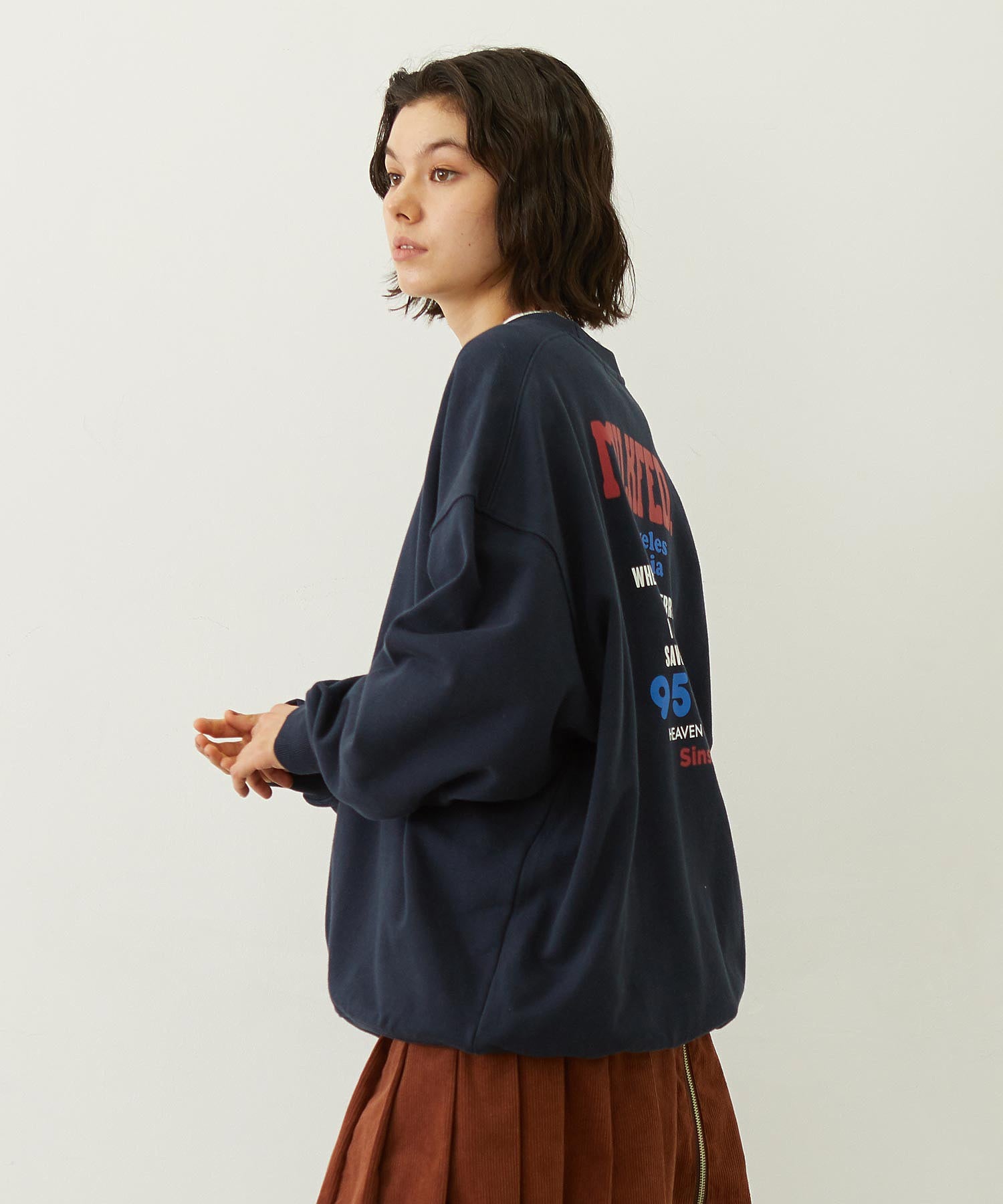 CIRCLE LOGO SWEAT TOP