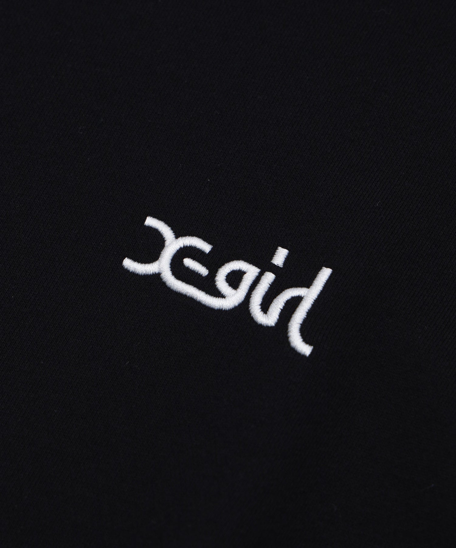 FACE IN CIRCLE LOGO PATCH CREWNECK SWEATSHIRT