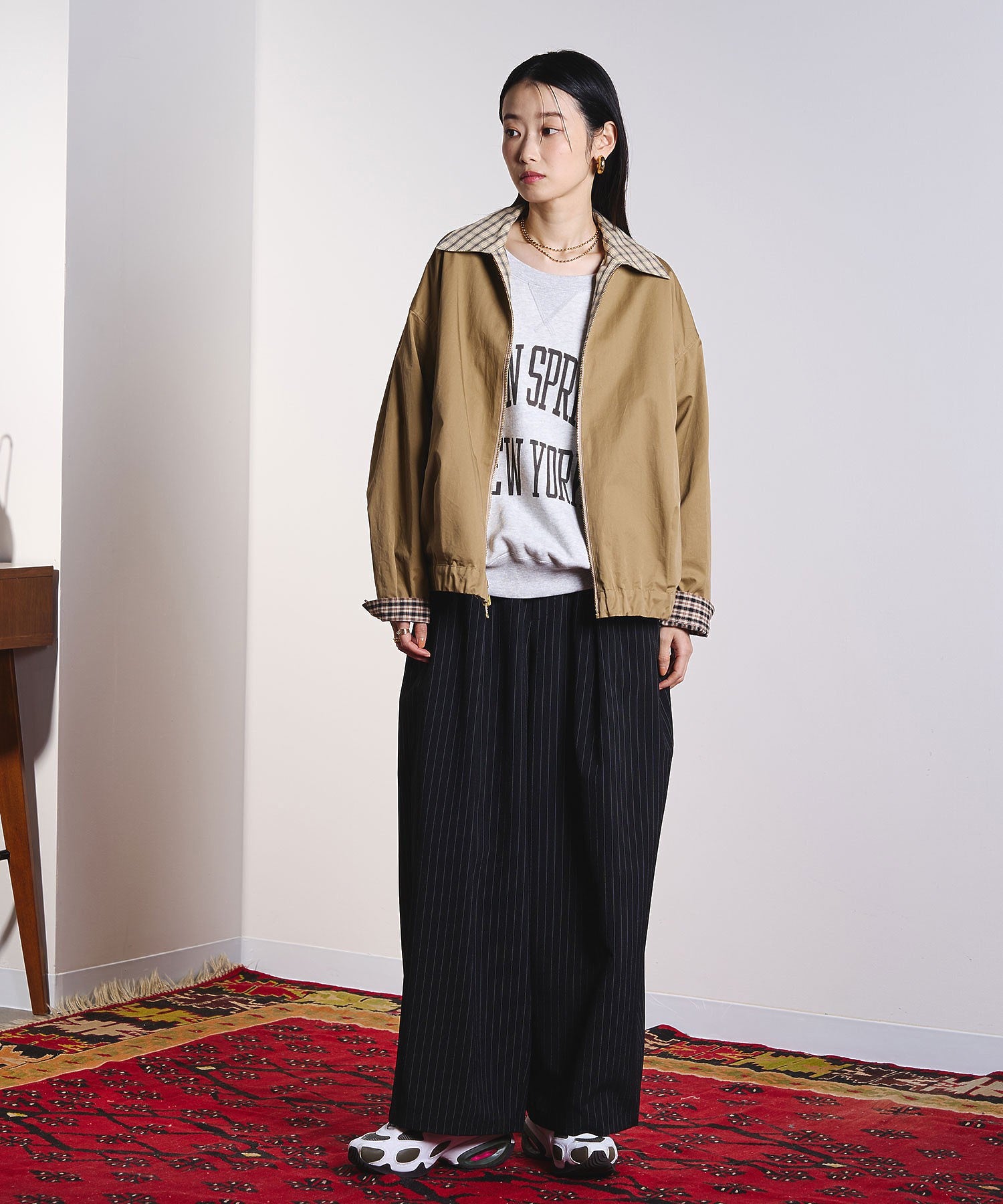 model:169cm 着用サイズ:M