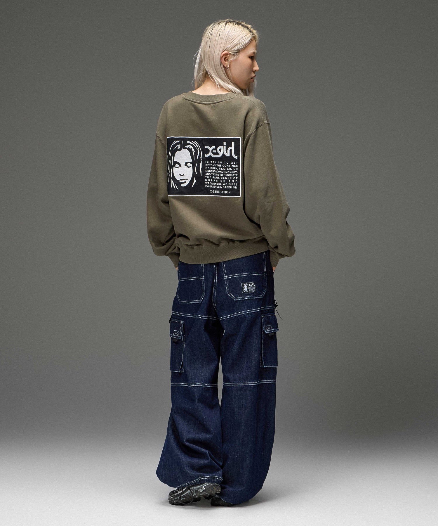 BICOLOR STITCH EASY CARGO PANTS