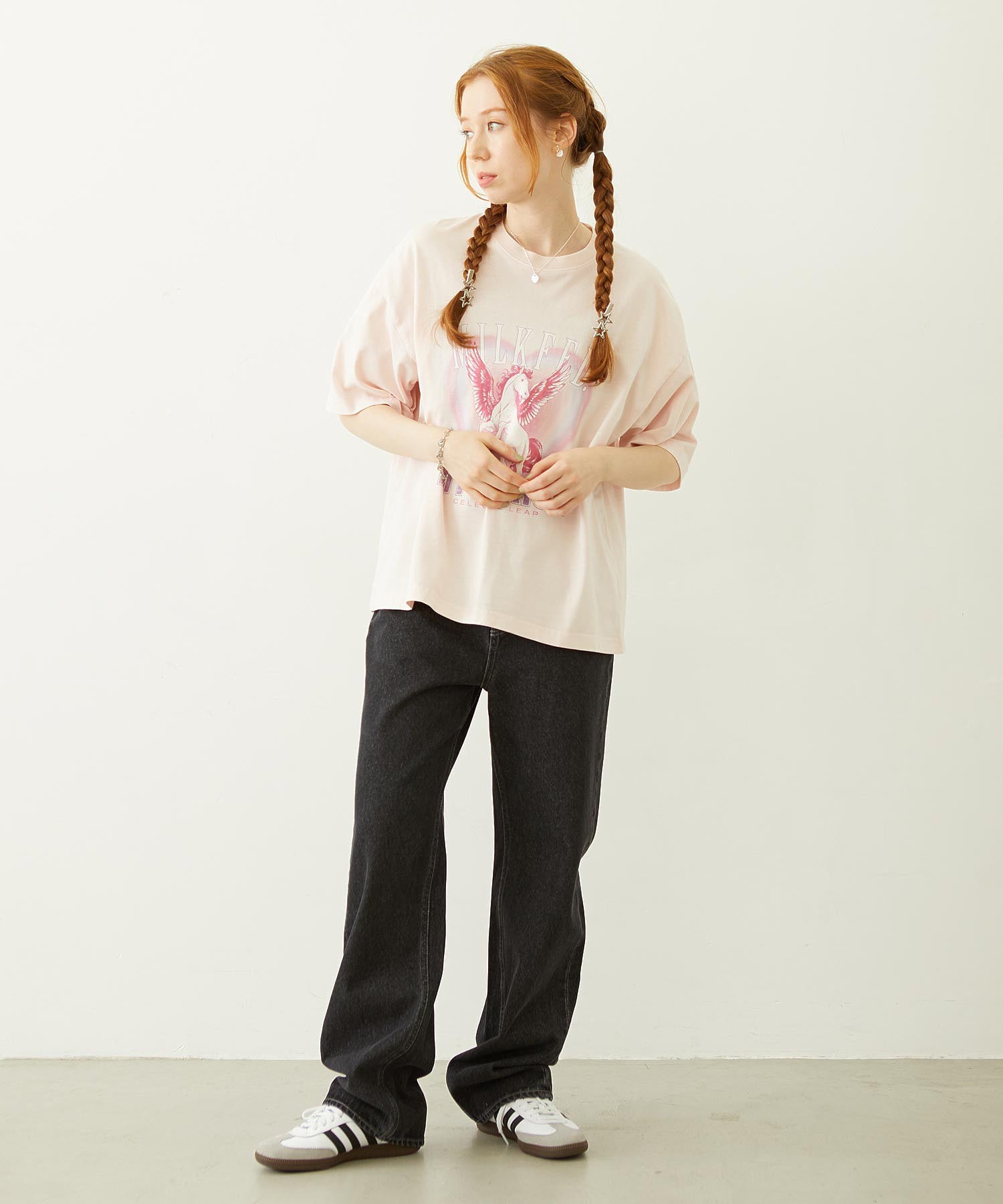 PEGASUS HEART WIDE S/S TEE