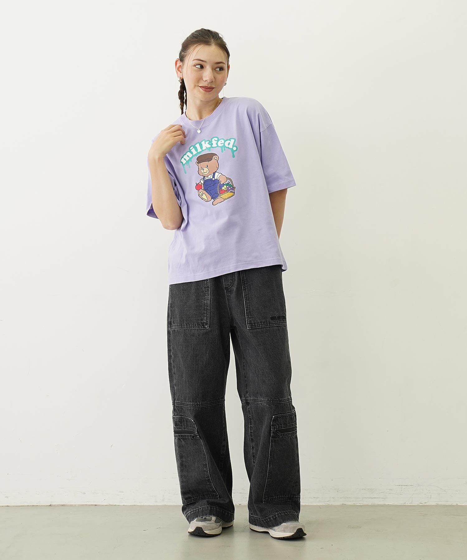 GLITTER BEAR FRUIT WIDE S/S TEE