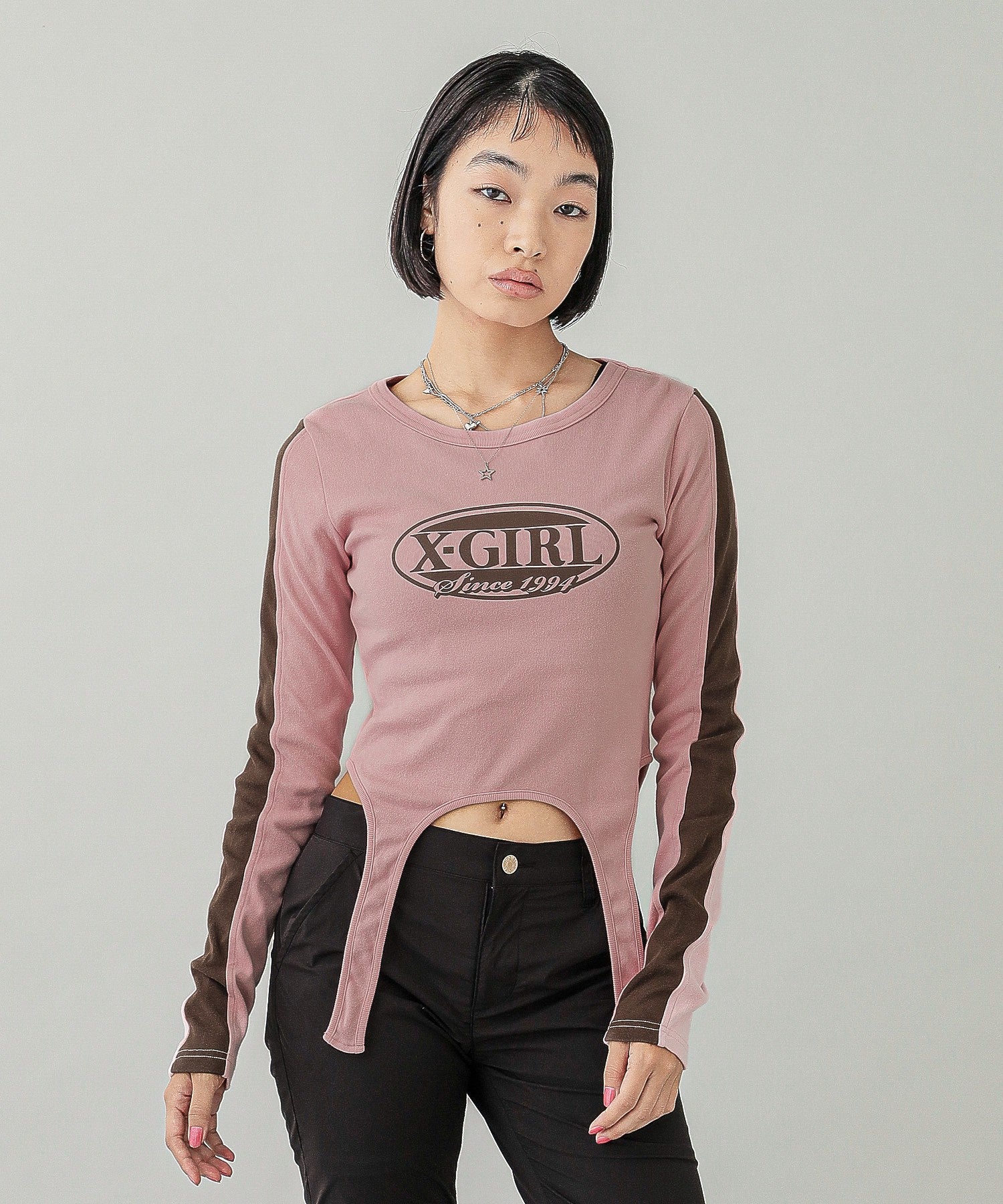 OVAL LOGO GARTER L/S TOP